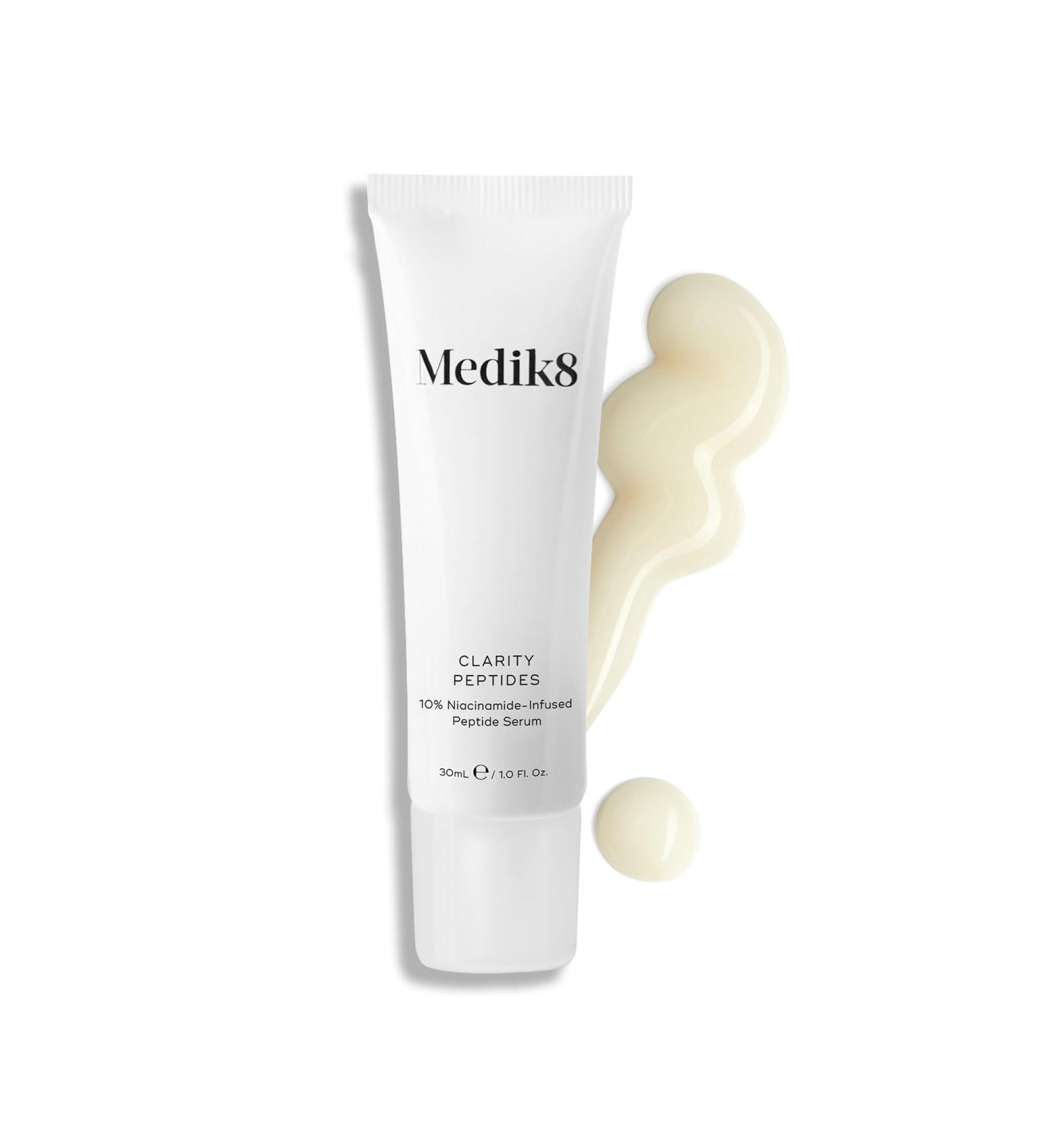 Medik8 Clarity Peptides - 10% Niacinamide-Infused Peptide Serum With Hyaluronic Acid - For For Visibly Clarified Luminous Skin - 30ml - Buy Online on SooperMarket.com