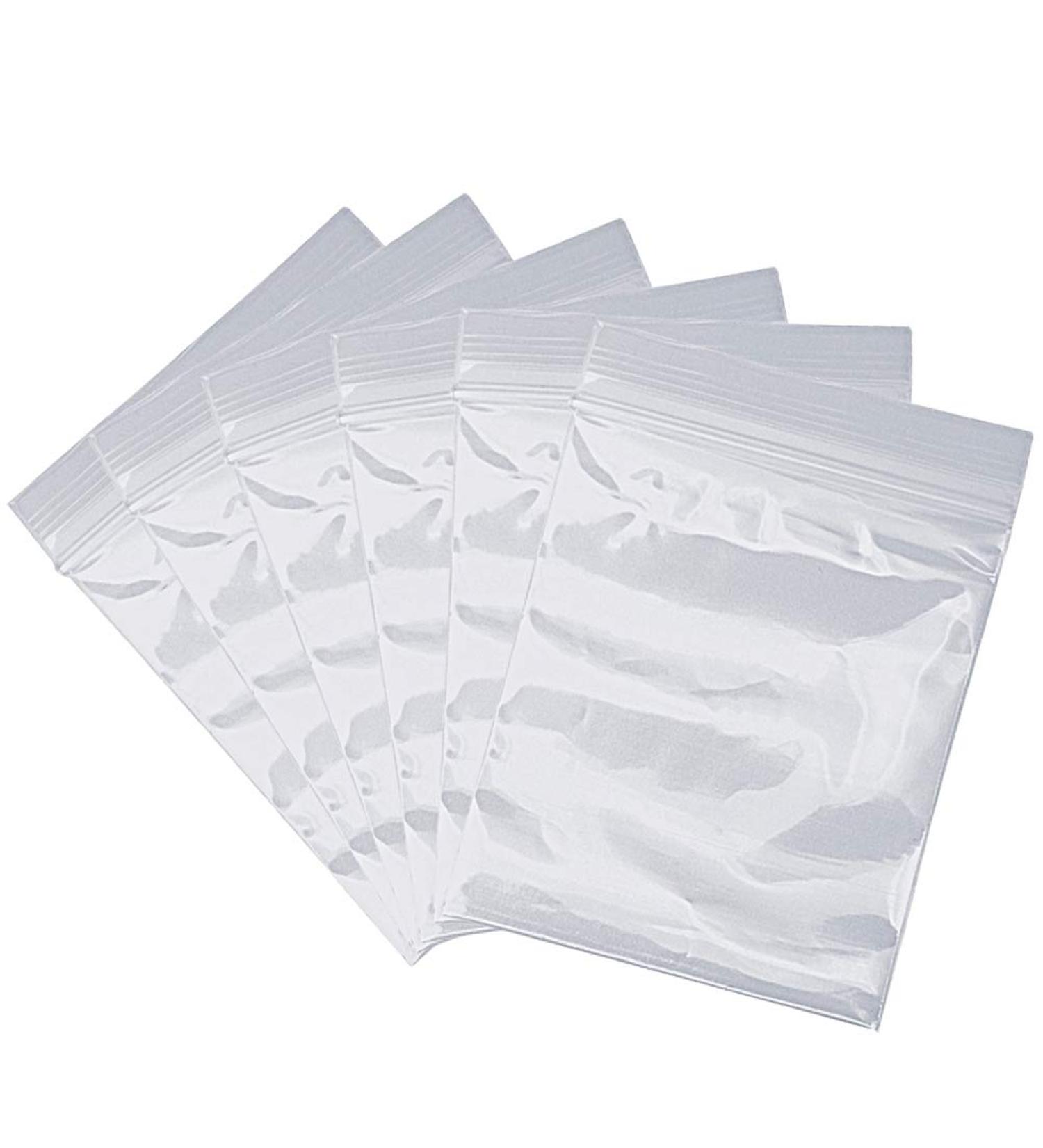 100 PCS Small Ziplock Bags 2" x 2.76" Resealable Zipper Poly Bags Small Plastic Bags Mini Ziplock Bags Clear Zip lock Bags for Jewelry Screws Storage 100 Count (Pack of 1) - Buy Online on SooperMarket.com