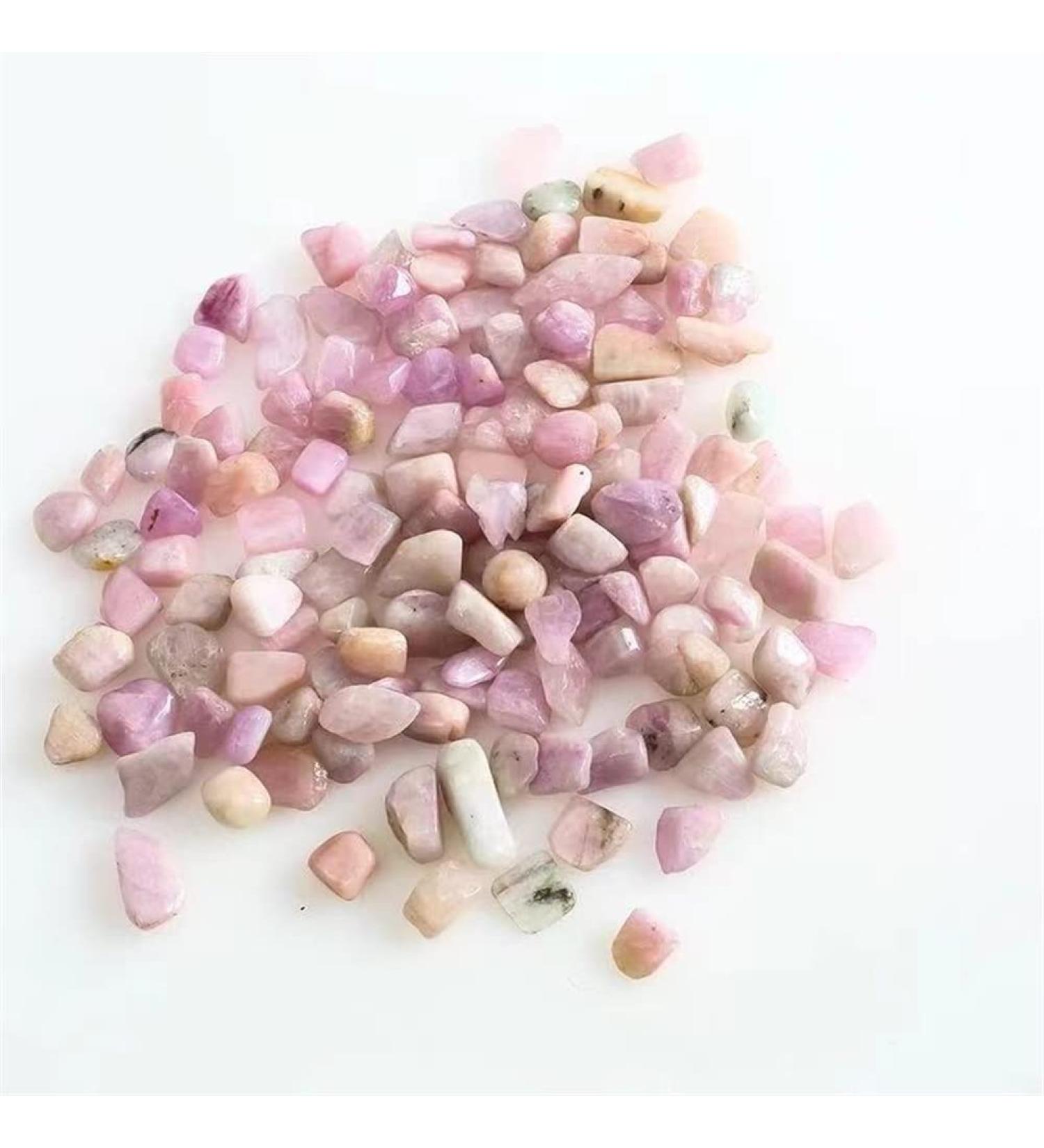 Natural Crystals and Stones 9mm-12mm Natural Purple Kunzite Quartz Crystal Stone Gravel Chips 200g fo for Decoration kaixun - Buy Online on SooperMarket.com