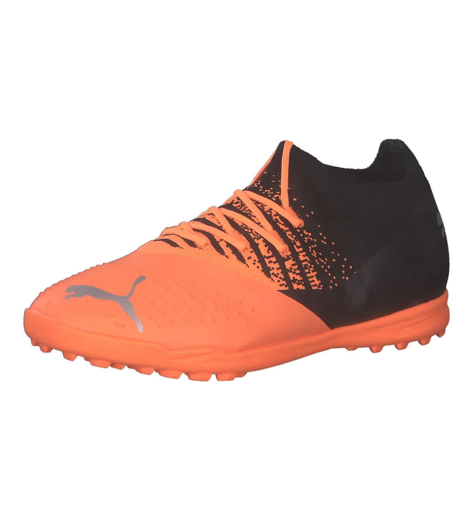 PUMA Unisex Kids Future Z 3.3 TT Jr Football Shoe - Neon Citrus & Diamond Silver | Size 28 EU - International Shipping Available - Buy Online on SooperMarket.com