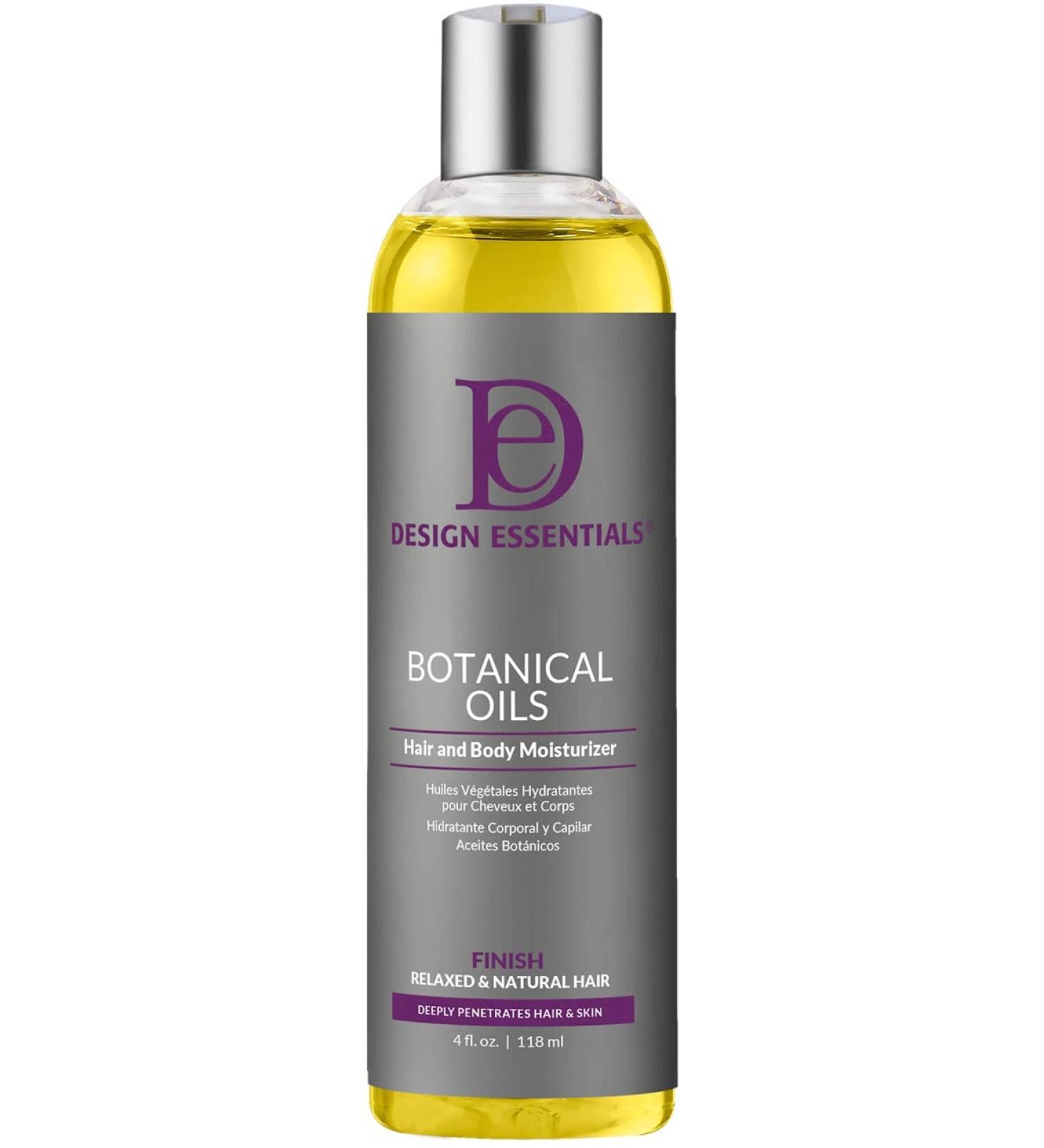Design Essentials Botanical Oils Hair and Body Moisturizer - 4 Oz | For Relaxed & Natural Hair - Buy Online on SooperMarket.com