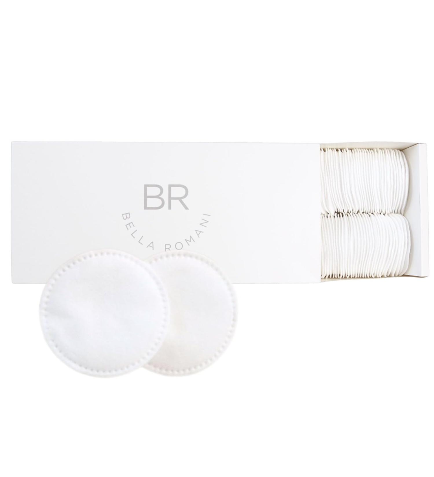 Organic Cotton Rounds Makeup Remover Pads - 200 Pack | Eco-Friendly Lint-Free Compostable & Ultra Soft for Nail Polish Removal - Triple Layer Quality - Buy Online on SooperMarket.com