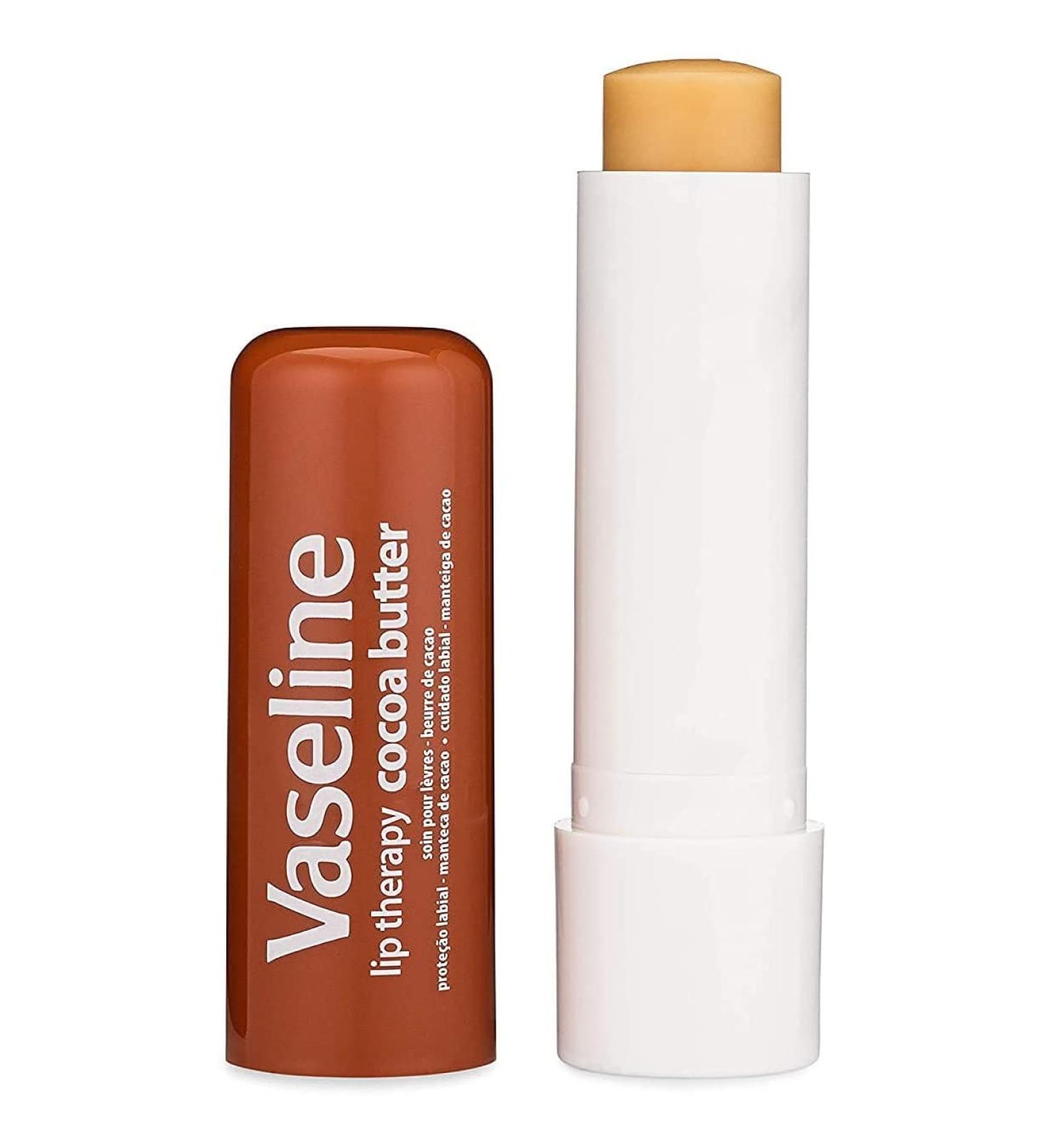 Vaseline Lip Therapy Cocoa Butter | Tinted Lip Balm with Cocoa & Shea Butter | Hydrating 4.8g Lip Care - Buy Online on SooperMarket.com