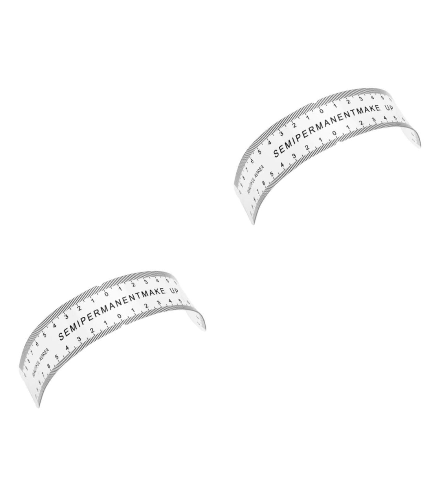 Baluue 2 Pcs Portable Eyebrow Ruler Sourcils Eye Brow Stencil Kit Reusable Brow Ruler Eyebrow Shaping Tool mediumx2pcs Blackx2pcs - Buy Online on SooperMarket.com