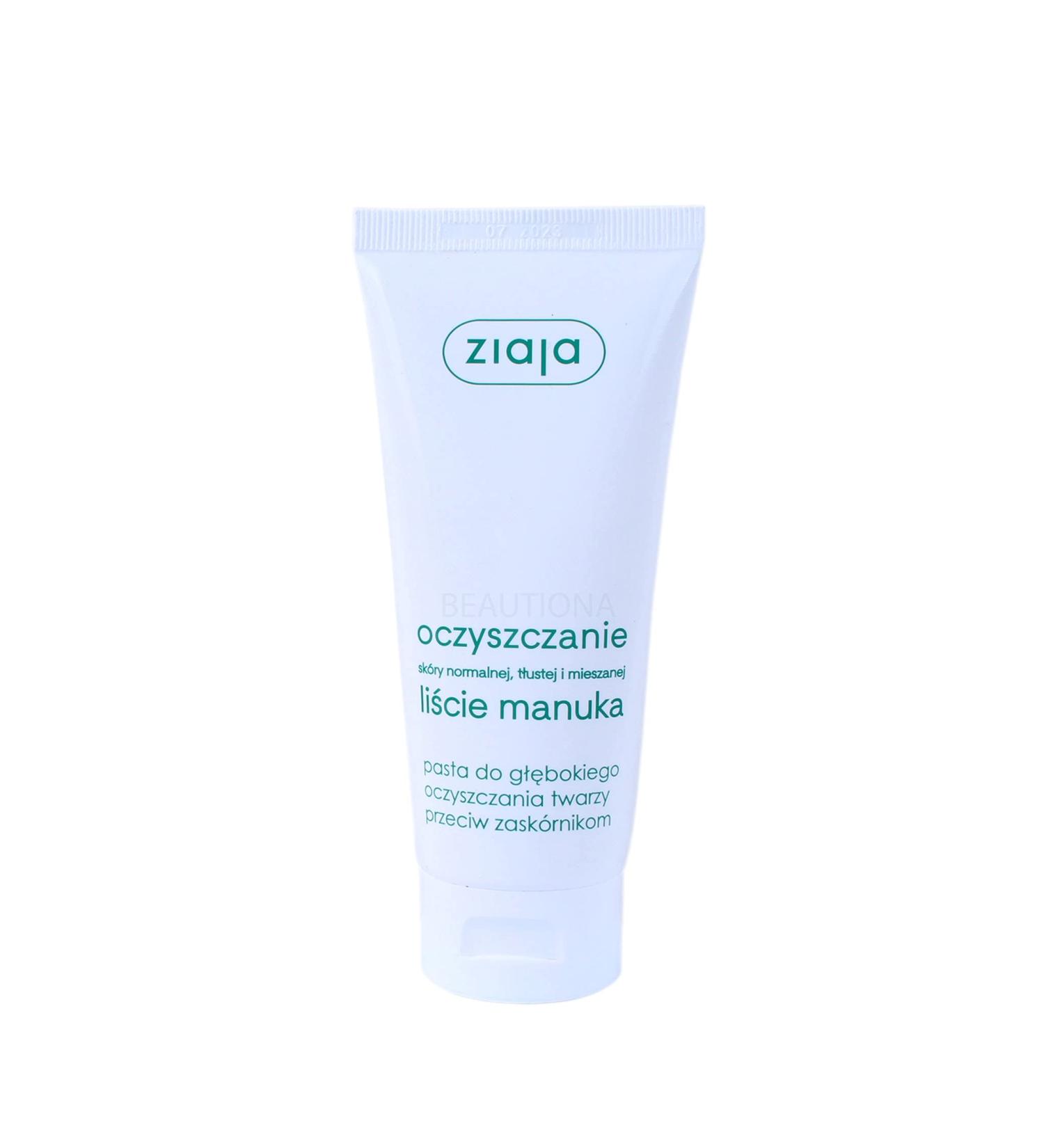 ZIAJA - MANUKA TREE EXTRACT - DEEPLY CLEANSING PEELING PASTE - 75ml