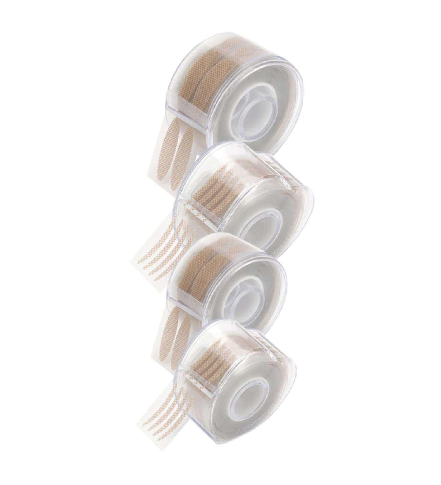 NOLITOY 4 Rolls Roll Double Eyelid Sticker Two Sided Tape Natural Double Eyelid Strips Hooded - Buy Online on SooperMarket.com