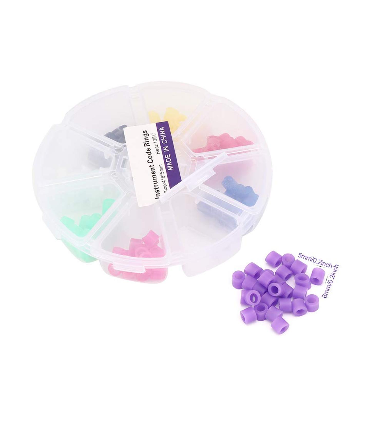 160 Pieces Tooth Color Code Rings - Autoclavable Orthodontic Accessories for Dental Instruments | International Shipping Available - Buy Online on SooperMarket.com
