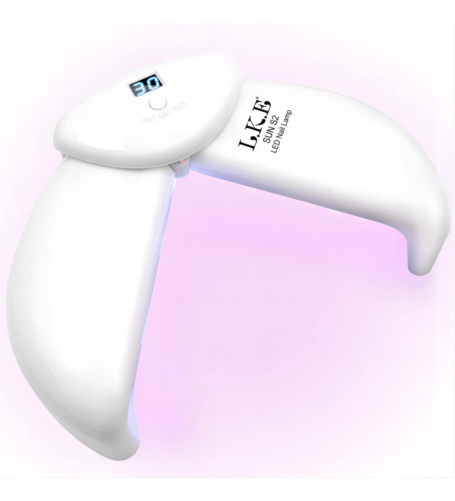 Professional 54W UV Nail Lamp for Gel Nail Polish Kit - Pink - Buy Online on SooperMarket.com