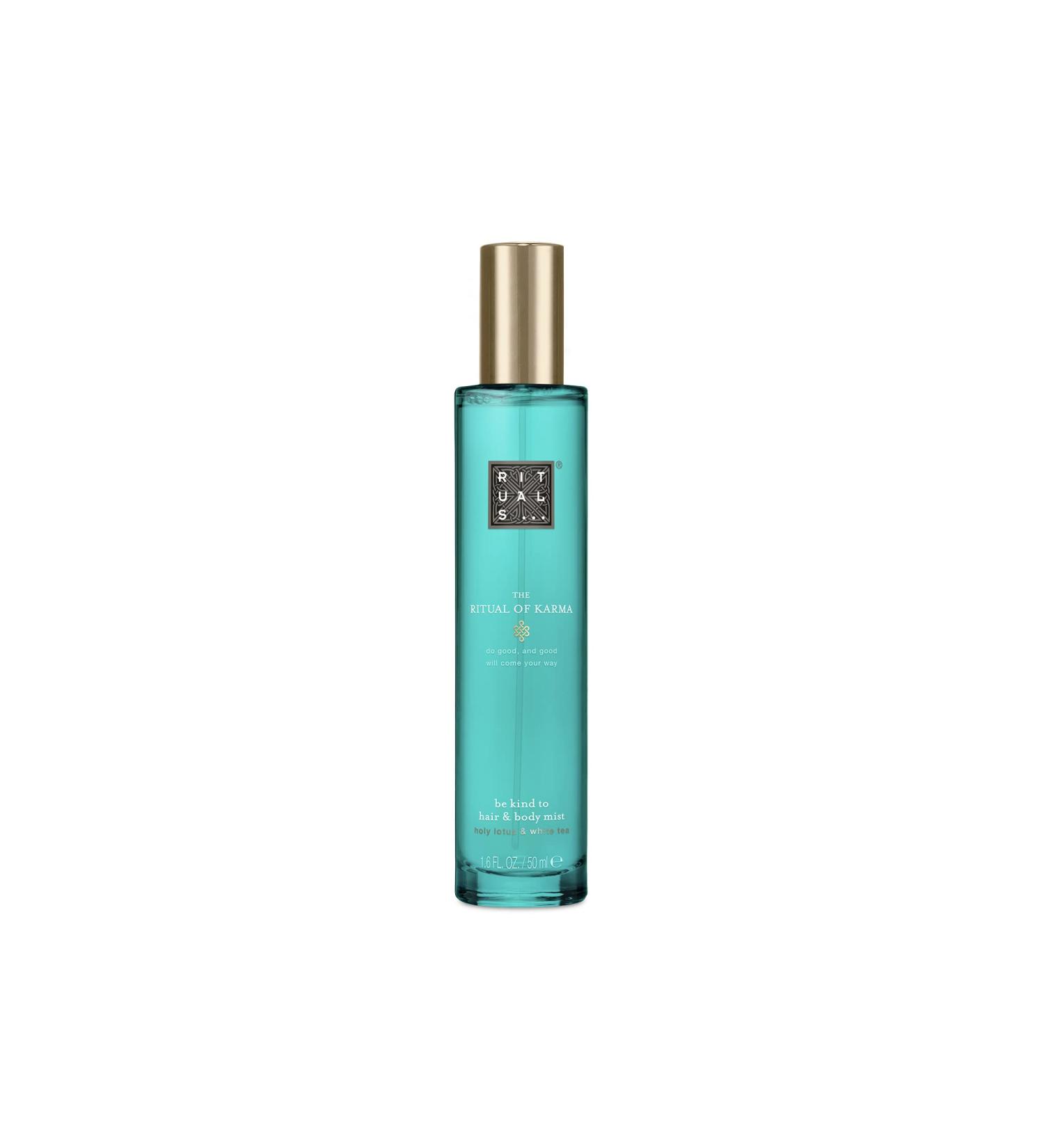 RITUALS Karma Soothing Hair & Body Mist - Body Spray with Holy Lotus & White Tea - 1.6 Fl Oz - Buy Online on SooperMarket.com