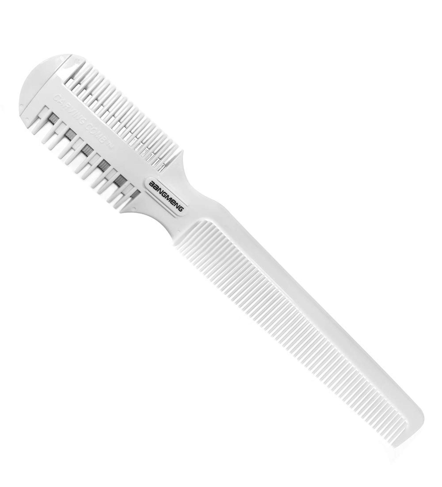 BANGMENG Hair Cutter Comb Shaper Razor for Thin & Thick Hair Styling + 5 Extra Blades - Buy Online on SooperMarket.com