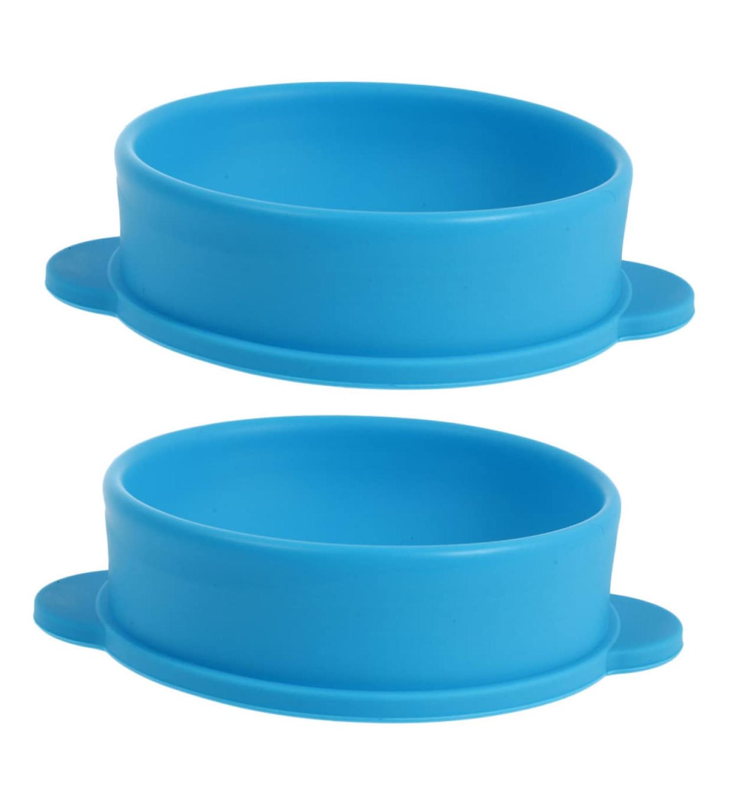 Stobok 8-Piece Silicone Waxing Bowl Set - Non-Stick Hair Removal Wax Heating Containers | 4 Blue Bowls (13.2x11cm) for Easy Stirring & Cleanup - Buy Online on SooperMarket.com