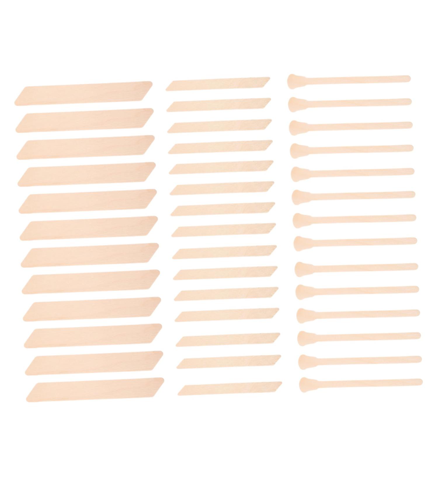 Beavorty 150pcs Wax Stick Applicator for Hair Removal | Premium Wood Spatula Bagged Wax Sticks - Buy Online on SooperMarket.com