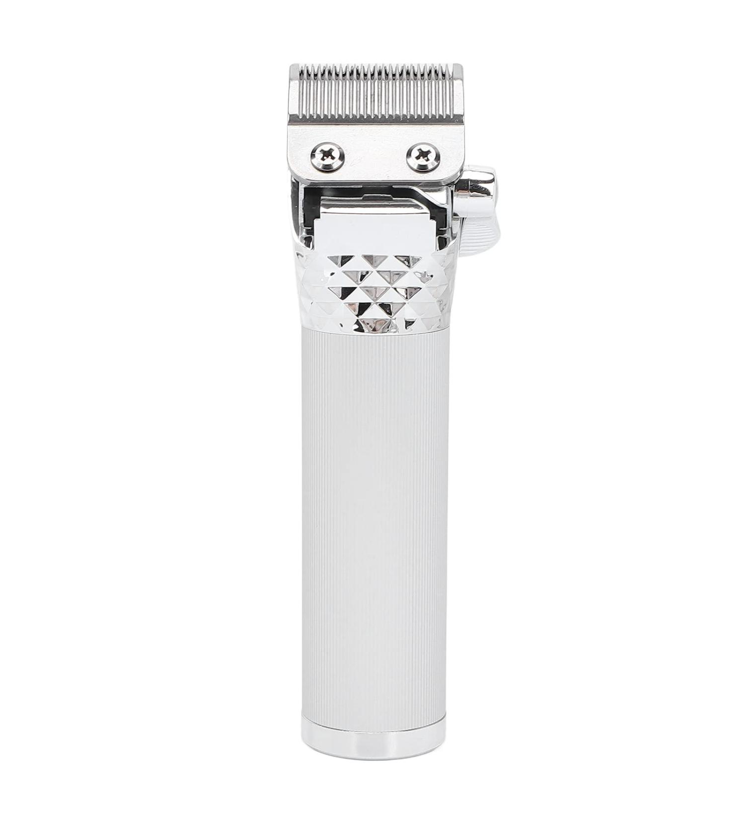 Detailed Trimmer Comfortable Handle Electric Hair Trimmer Hair Clippers Long Use Time for Business Trip for Short Hair for Traver Home (Silver) - Buy Online on SooperMarket.com
