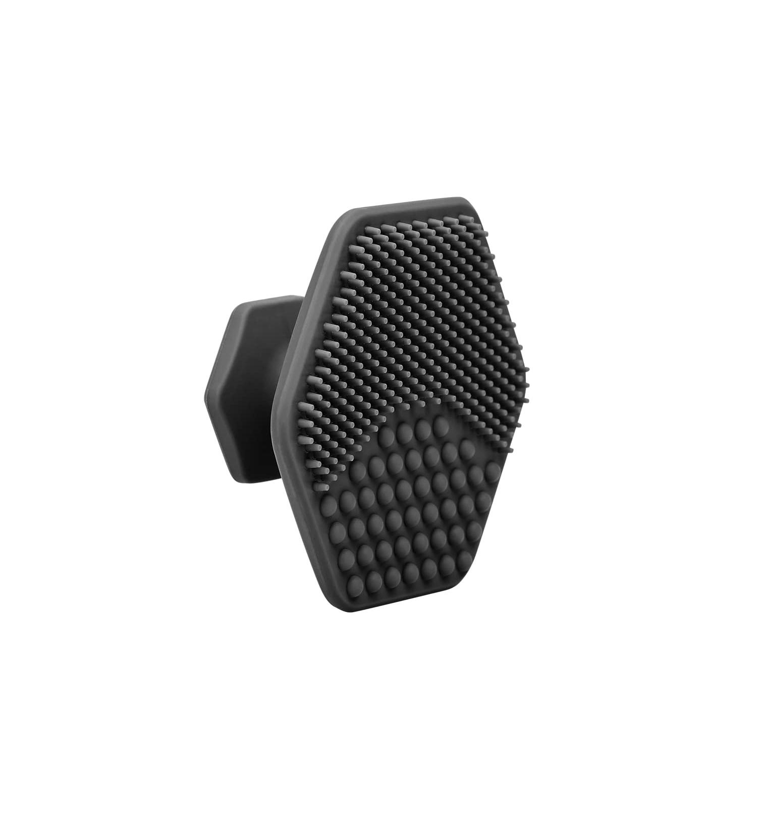 Tooletries Firm Face Scrubber - Silicone Exfoliator Facial Cleansing Brush - Charcoal - Buy Online on SooperMarket.com