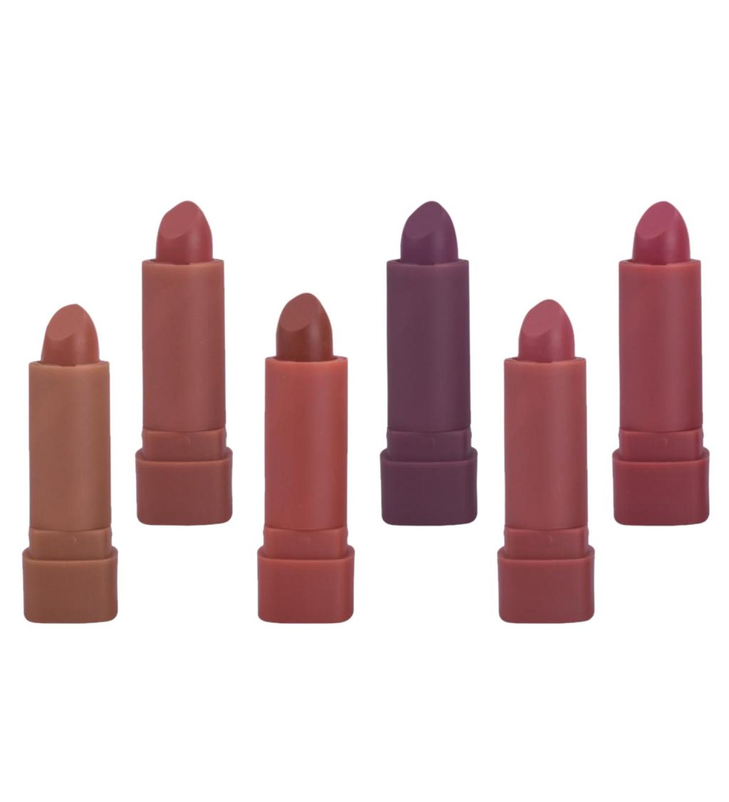 Buy Gazechimp Set of 6 Mini Matte Lipsticks - Vibrant Colors for All Occasions | International Shipping Available - Buy Online on SooperMarket.com