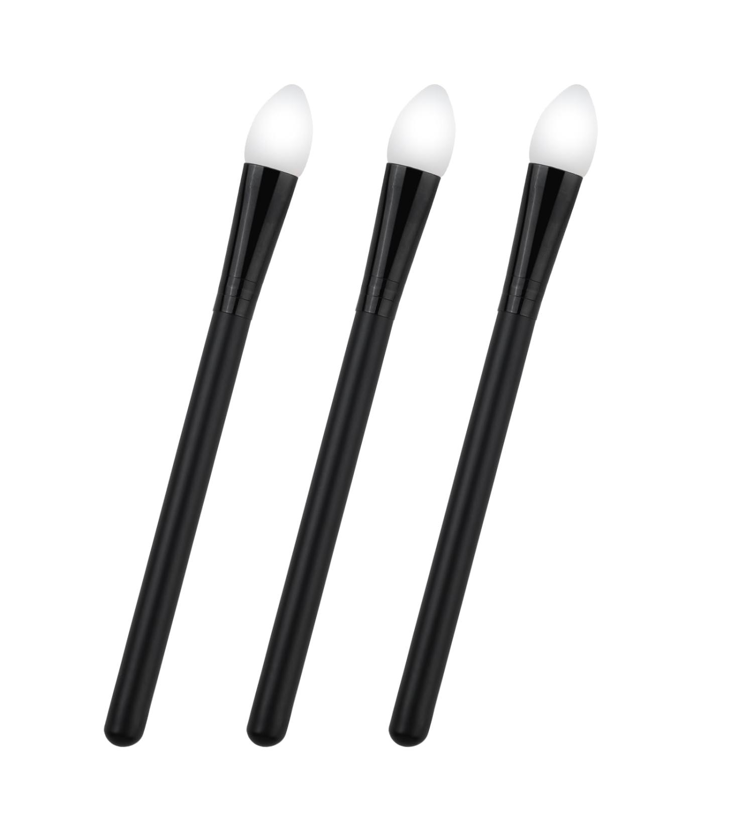 Cysthade Applicator Set - 3PCS Black Silicone Eyeshadow Brushes | Professional Make-Up Tools for Women & Girls - Buy Online on SooperMarket.com