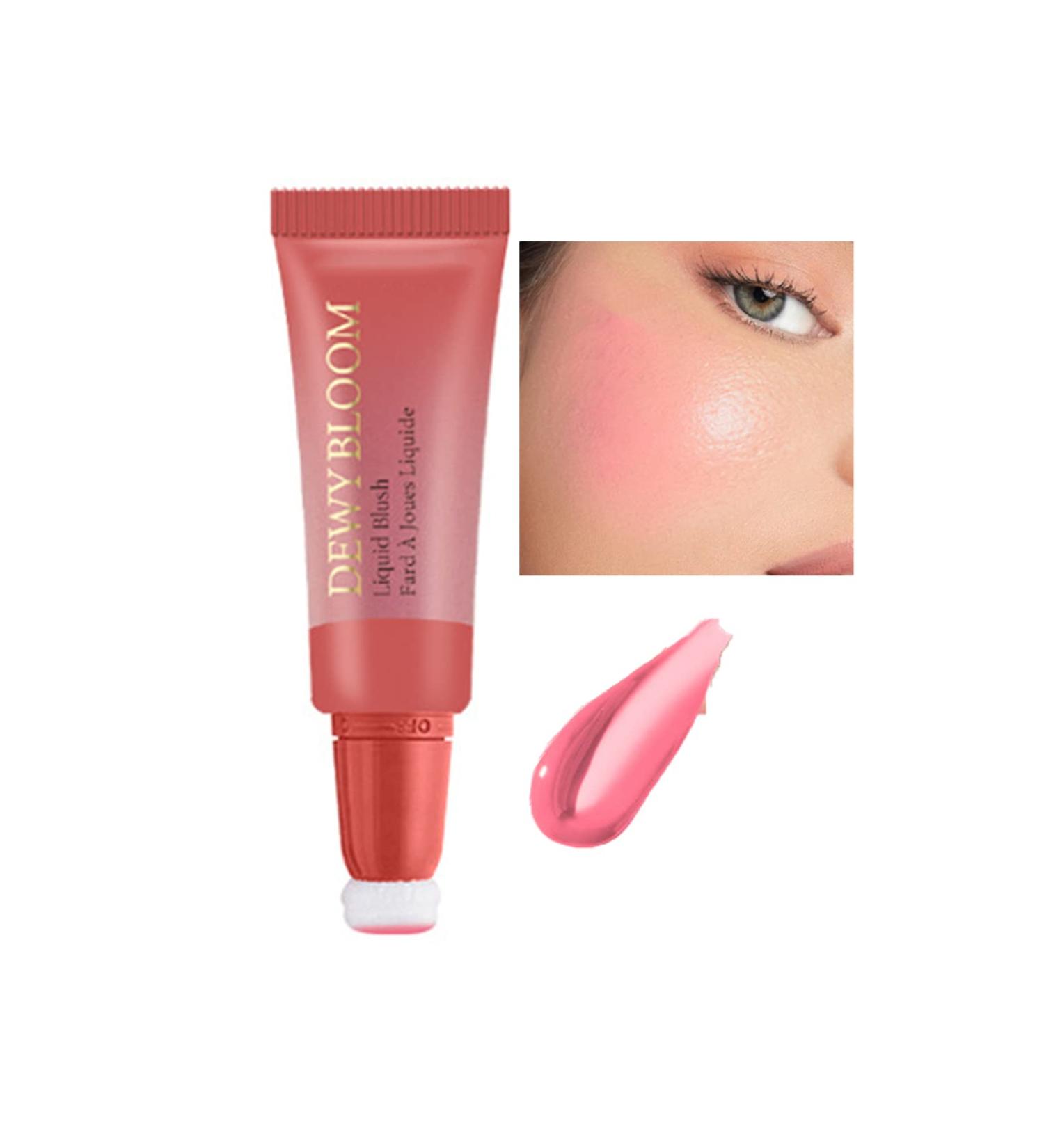 Reddhoon Blush Beauty Wand Matte Cream Face Blush with Cushion Applicator Natural-looking Cheek Tint Blush Lightweight Blendable Blush Stick for Cheek Lip (103 Rosa) - Buy Online on SooperMarket.com