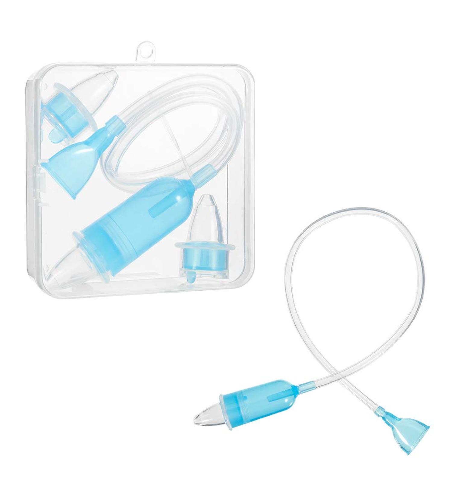 Heyu-Lotus Baby Nasal Aspirator - Newborn Nose Sucker for Mucus Removal | Baby Nasal Cleaner for Toddlers - Buy Online on SooperMarket.com