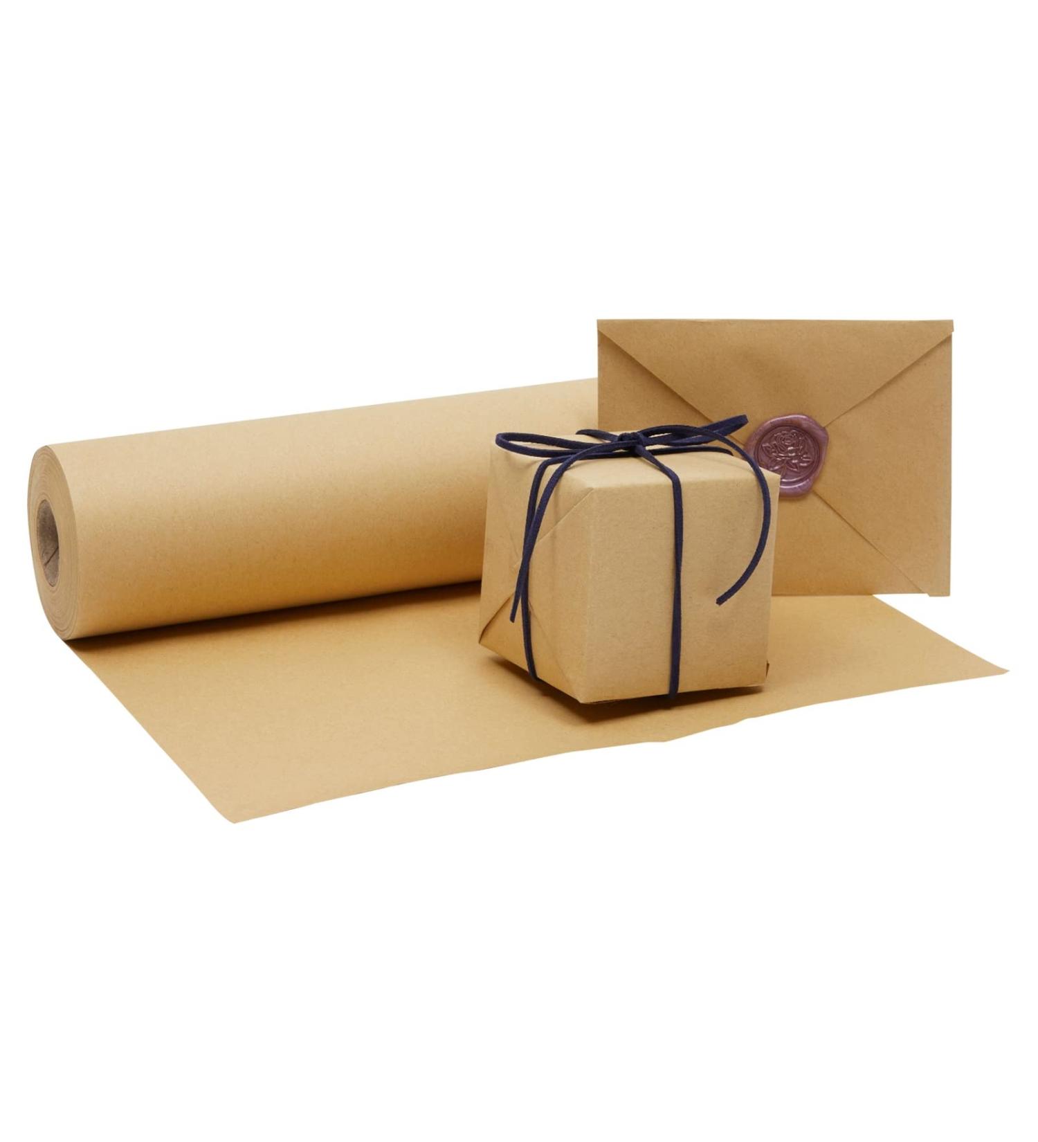Juvale Kraft Paper Roll - 12 x 1200 Inches, Plain Brown Shipping Paper for Gift Wrapping, Moving, Crafts - 100 Feet Long - Buy Online on SooperMarket.com