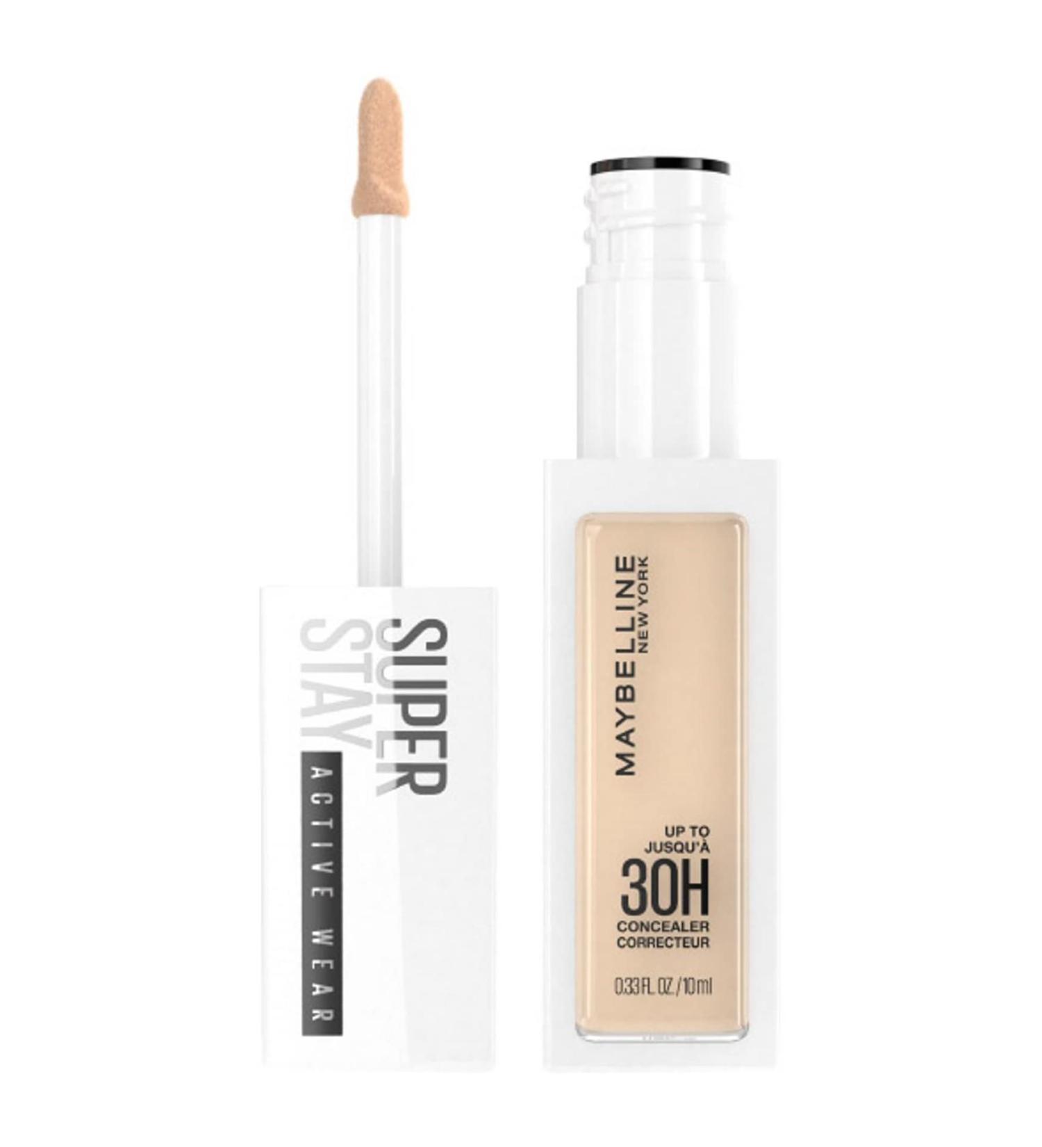 Maybelline New York Super Stay Active Wear Concealer No. 15 Light 10ml 15 Light 15 ml (1 pack)