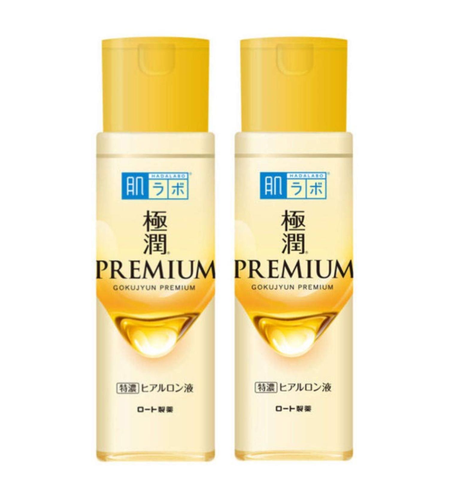 (Set of 2) Hada Labo Gokujun Premium Hyaluronic Acid 170ml - Hydrating Skin Care Serum - Buy Online on SooperMarket.com
