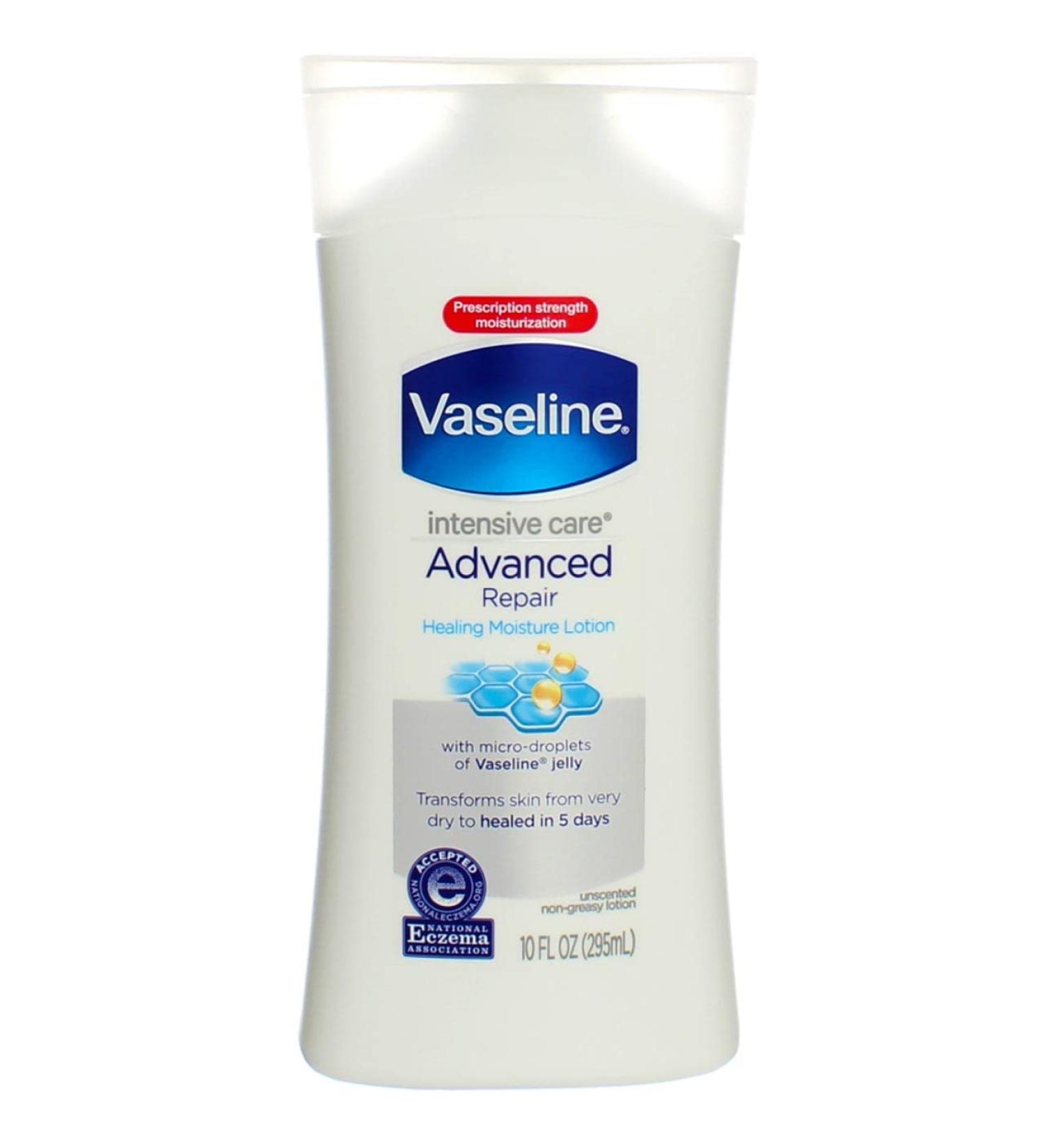 Buy Vaseline Intensive Care Lotion Advanced Repair 10 Oz - Fragrance-Free (2 Pack) | Best Moisturizer for Dry Skin | International Shipping Available - Buy Online on SooperMarket.com