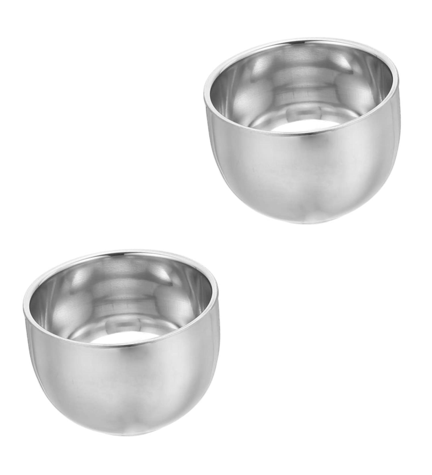 Beavorty Shaving Foam & Razor Brush Set for Men - 2-Piece Silver Barbershop Essentials | International Shipping Available - Buy Online on SooperMarket.com