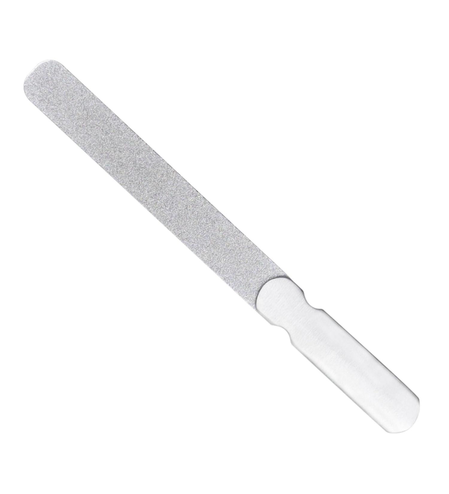 Nail File Double-Sided Professional Metal Nail File 12.5 cm Stainless Steel Nail File Nail Accessories for Fingernails Toenails - Buy Online on SooperMarket.com
