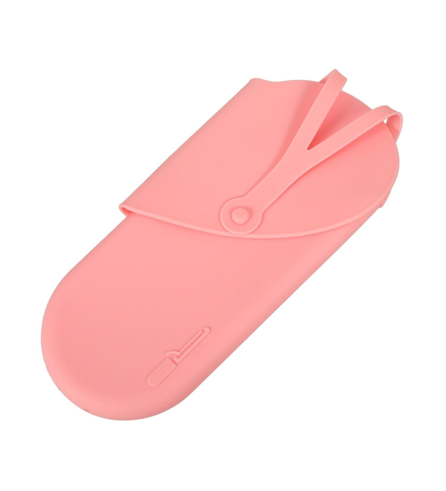Baluue Curling Iron Storage Bag Hair Crimper Curlers Storage Bags Curling Wand Hair Curler 29.50X13.50X2.00CM Pink - Buy Online on SooperMarket.com