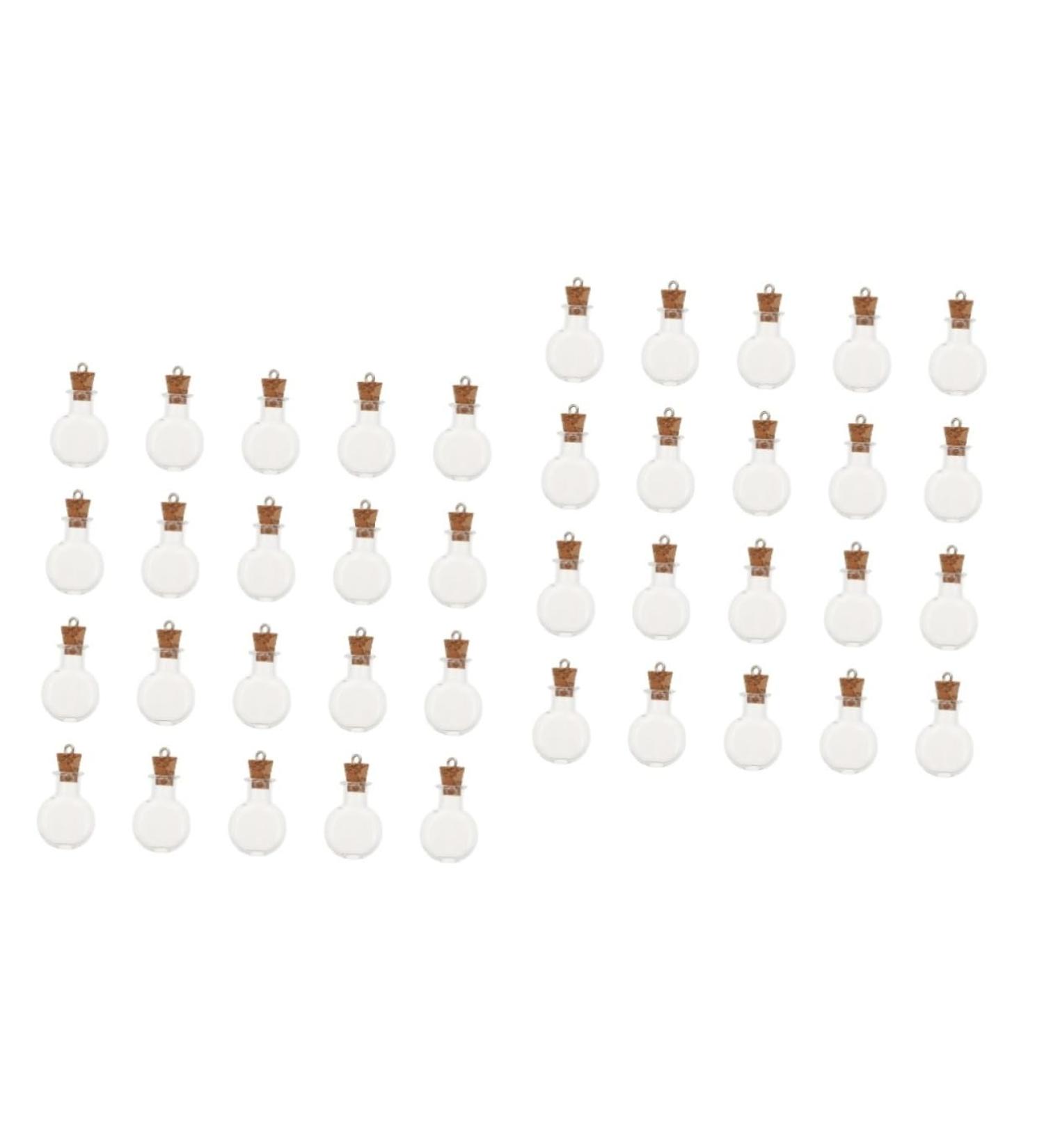 Zerodeko Storage Bottles 40 Pcs Mini Wishing Bottle Glass Bottle Cork Decorative Bottle Bed Room Decor As Shownx2pcs 2.8x2cmx2pcs - Buy Online on SooperMarket.com