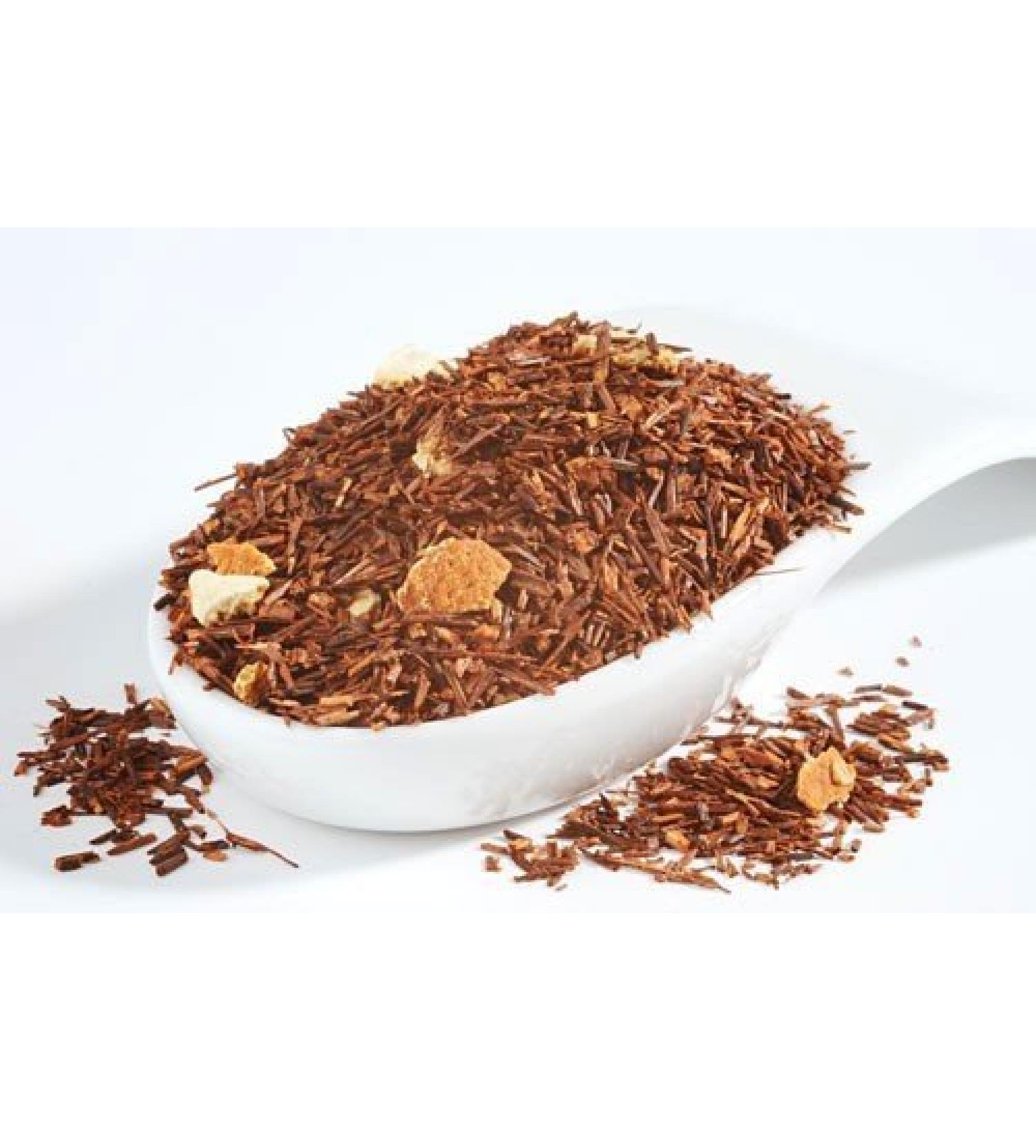 Bremen Spice Trade Rooibos Tea - Orange Flavor Caffeine-Free Fruity & Aromatic 5 x 100g Loose Tea for Relaxation - Buy Online on SooperMarket.com