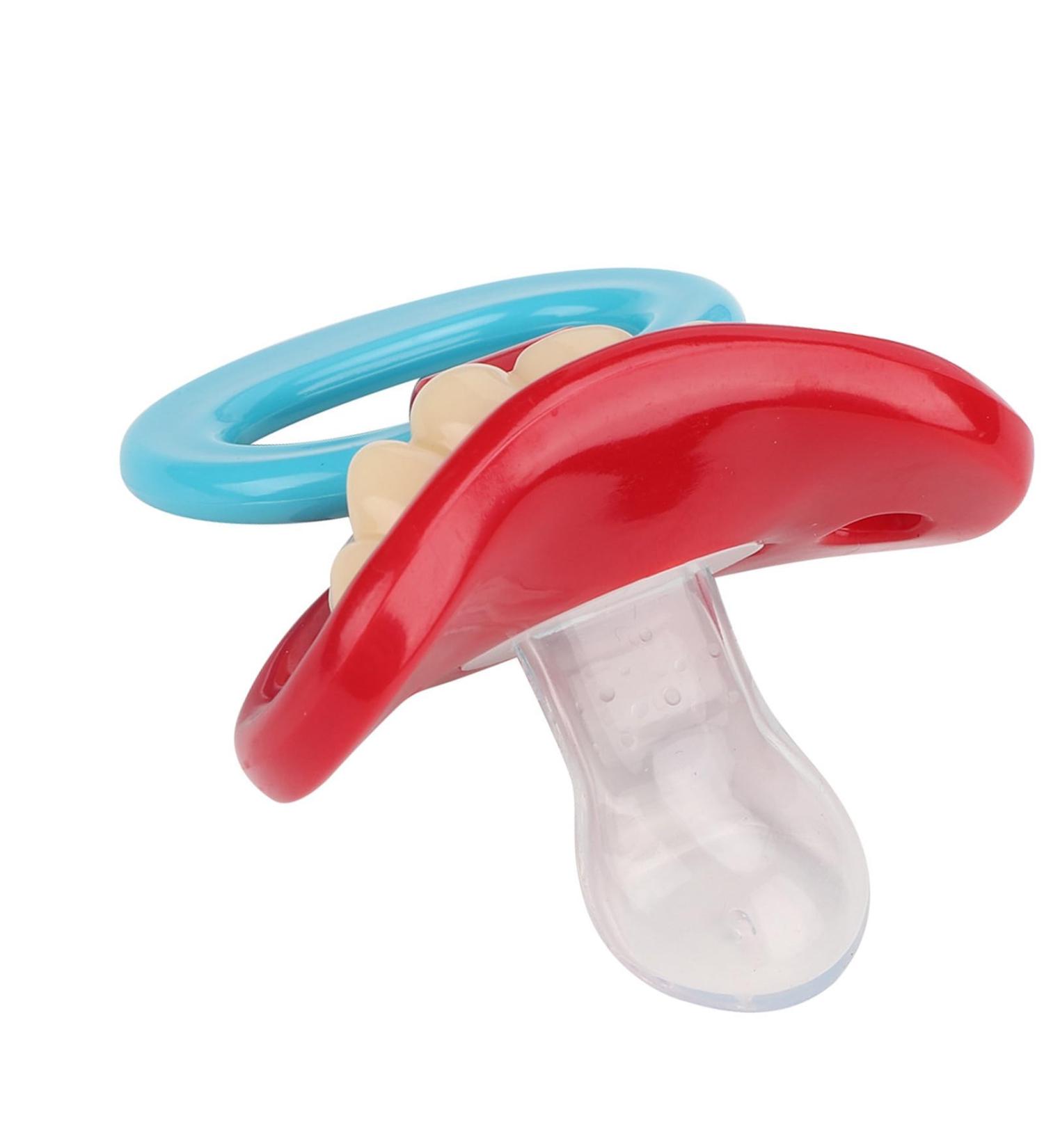 Silicail Baby Pacifier - Funny Sound Wall Design & Flat Nipple for Better Suction - International Shipping Available - Buy Online on SooperMarket.com