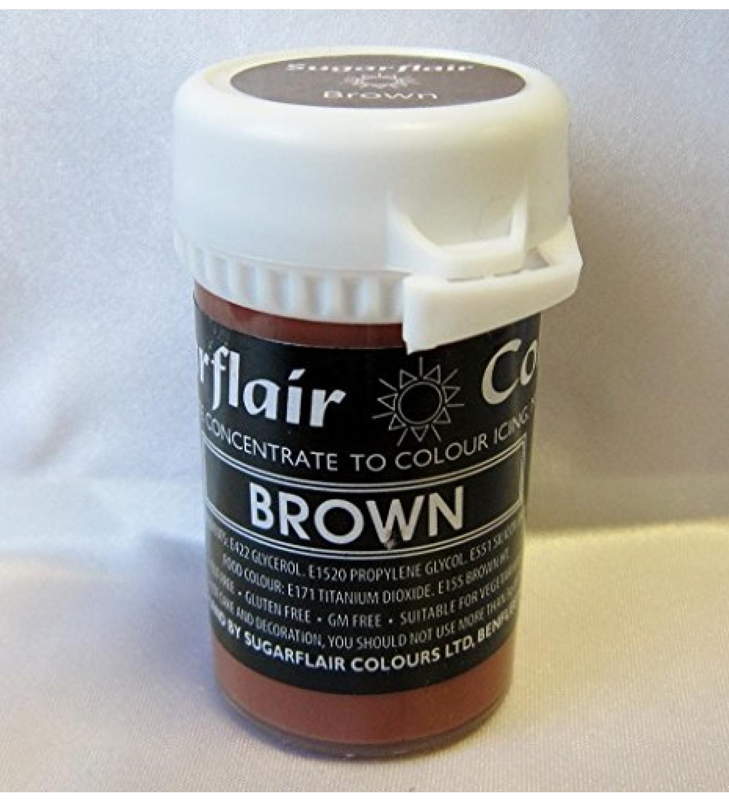 Brown Sugarflair Spectral Concentrated Pastel Paste Colour