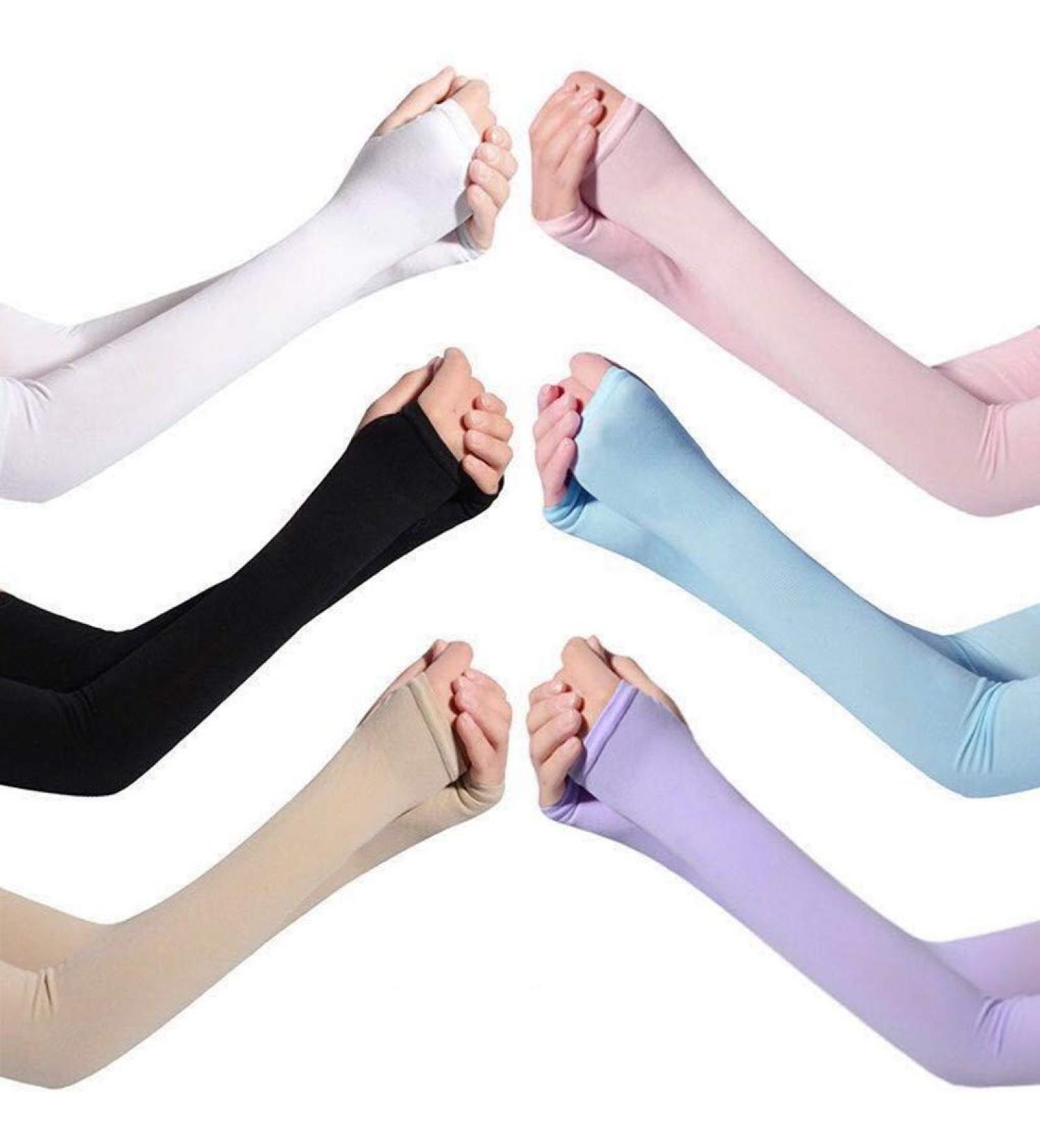 BN Sun Protection Arm Sleeves - UV Protection for Cycling Fishing Basketball & Hiking | 6 Pairs in 6 Colors - Buy Online on SooperMarket.com