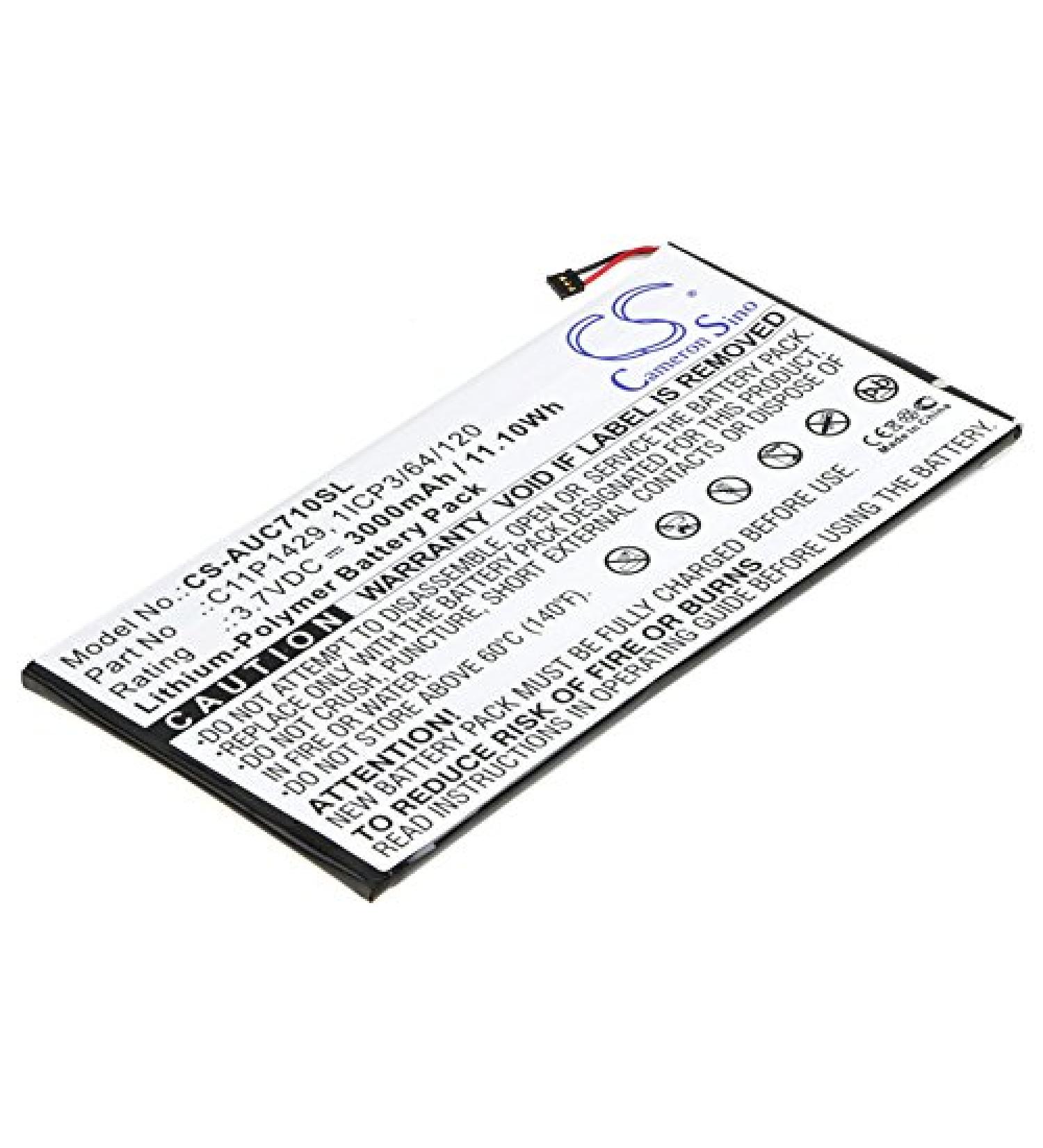 3000mAh Replacement Battery for C11P1429 C11P191 Z170C Series - Compatible & Reliable - Buy Online on SooperMarket.com