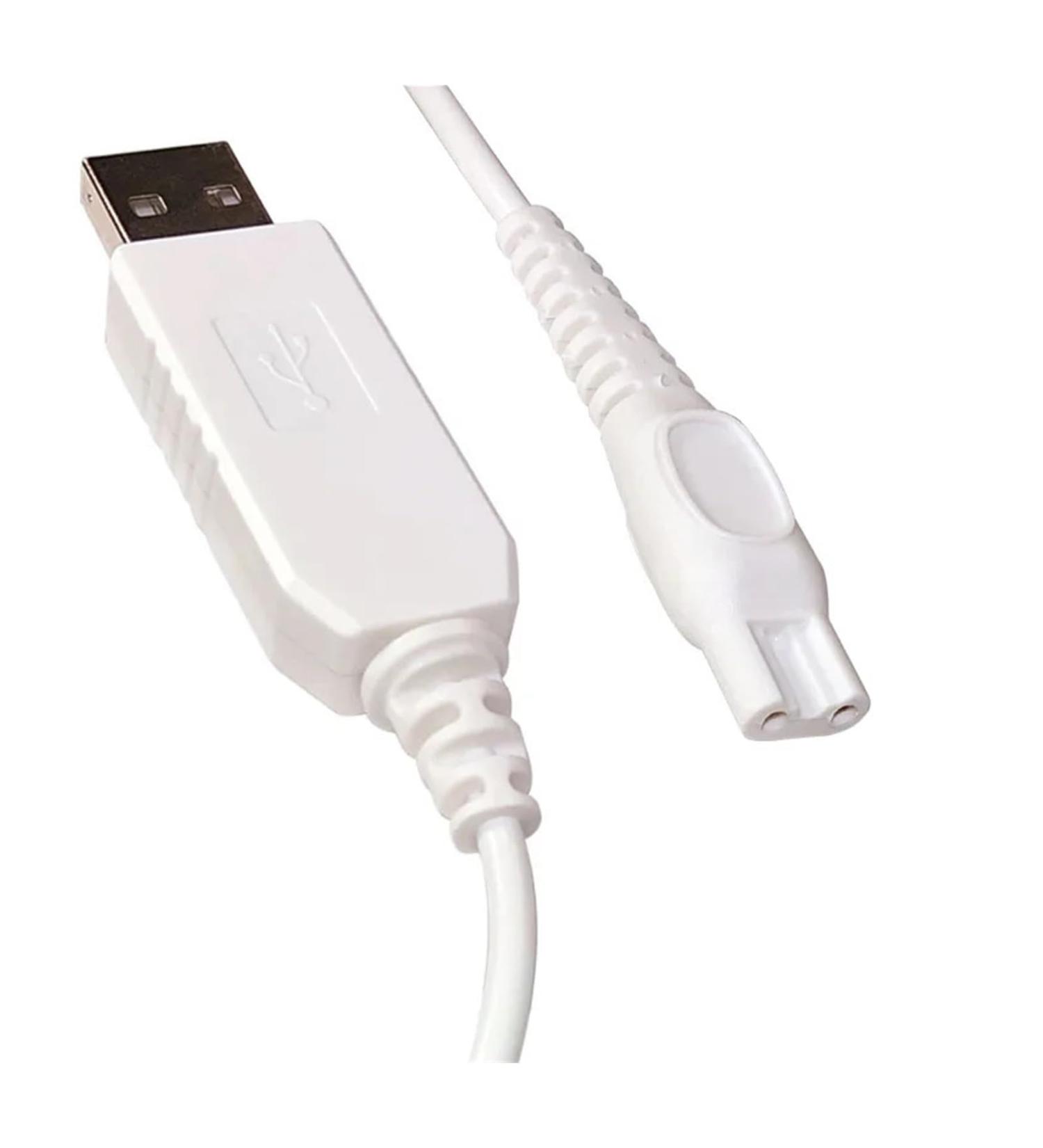 USB Charging Cable for Compatible DC 15V Shavers & Razors | HQ8505 Power Lead Replacement - Buy Online on SooperMarket.com