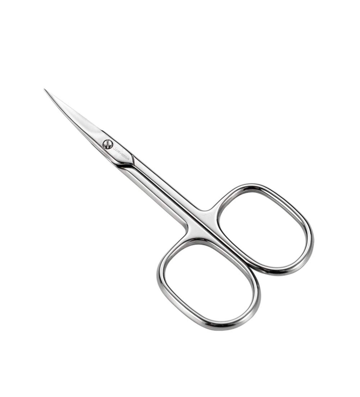 Jarvistar Professional Nail Scissors - Sharp Curved Stainless Steel Manicure & Pedicure Shears with Case | 95mm Bent Skin & Nail Clippers - Buy Online on SooperMarket.com