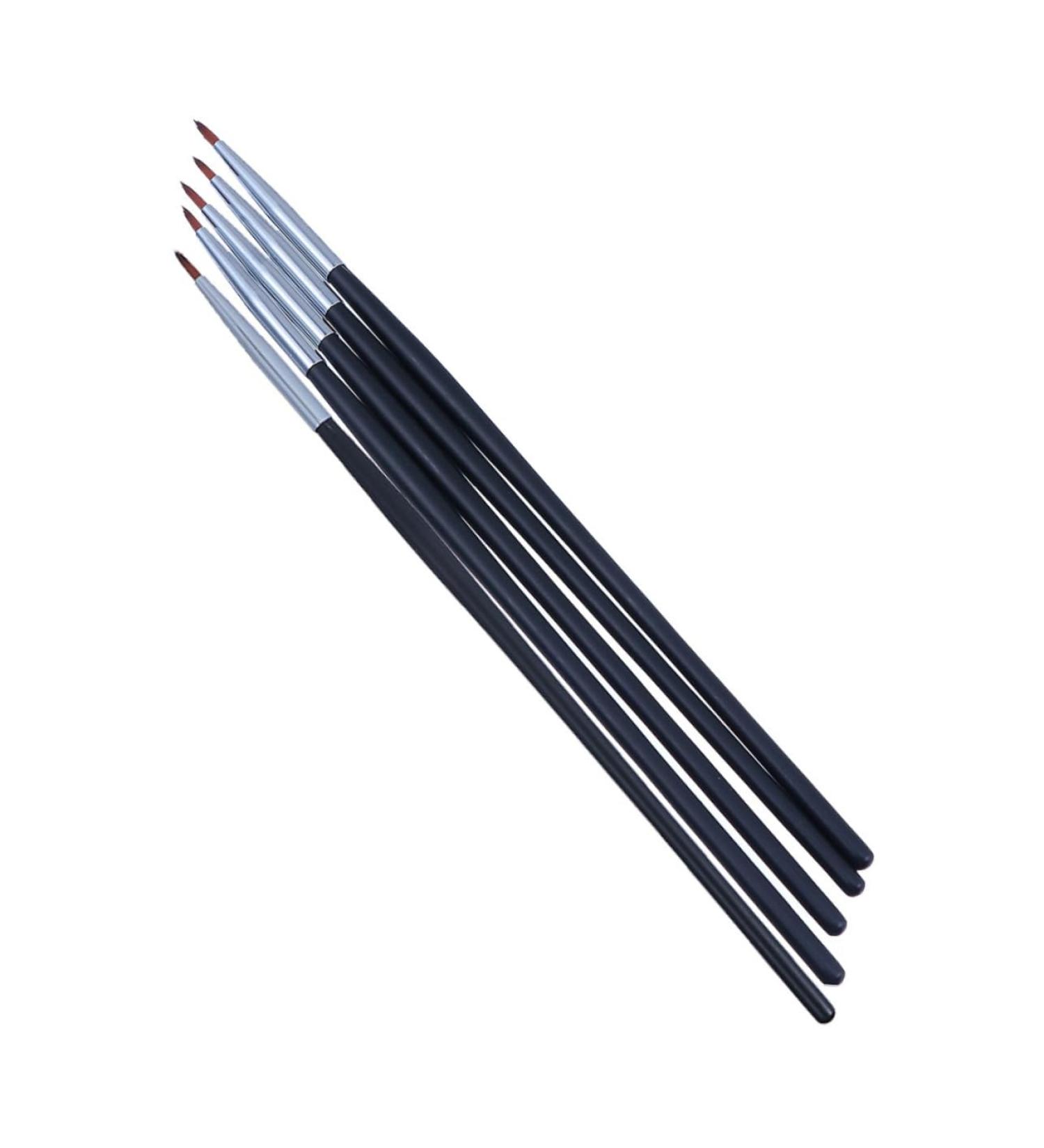 HAPINARY 5pcs Fine Eyeliner Brush Eyeliner Lip Mask Brush Cosmetic Lip Brush Gel Eyeliner Lip Gloss Fiber - Buy Online on SooperMarket.com