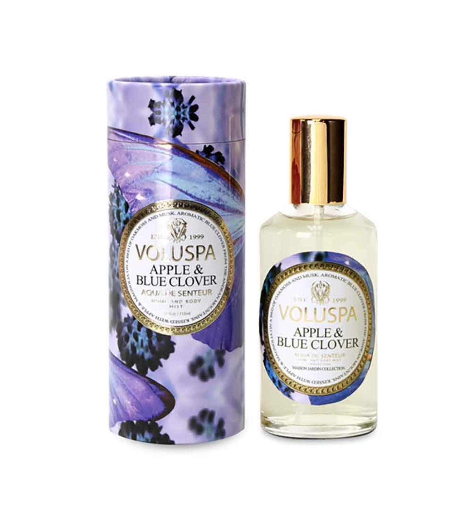 Voluspa Maison Jardin Home and Body Mist Apple and Blue Clover 3.8 Ounce