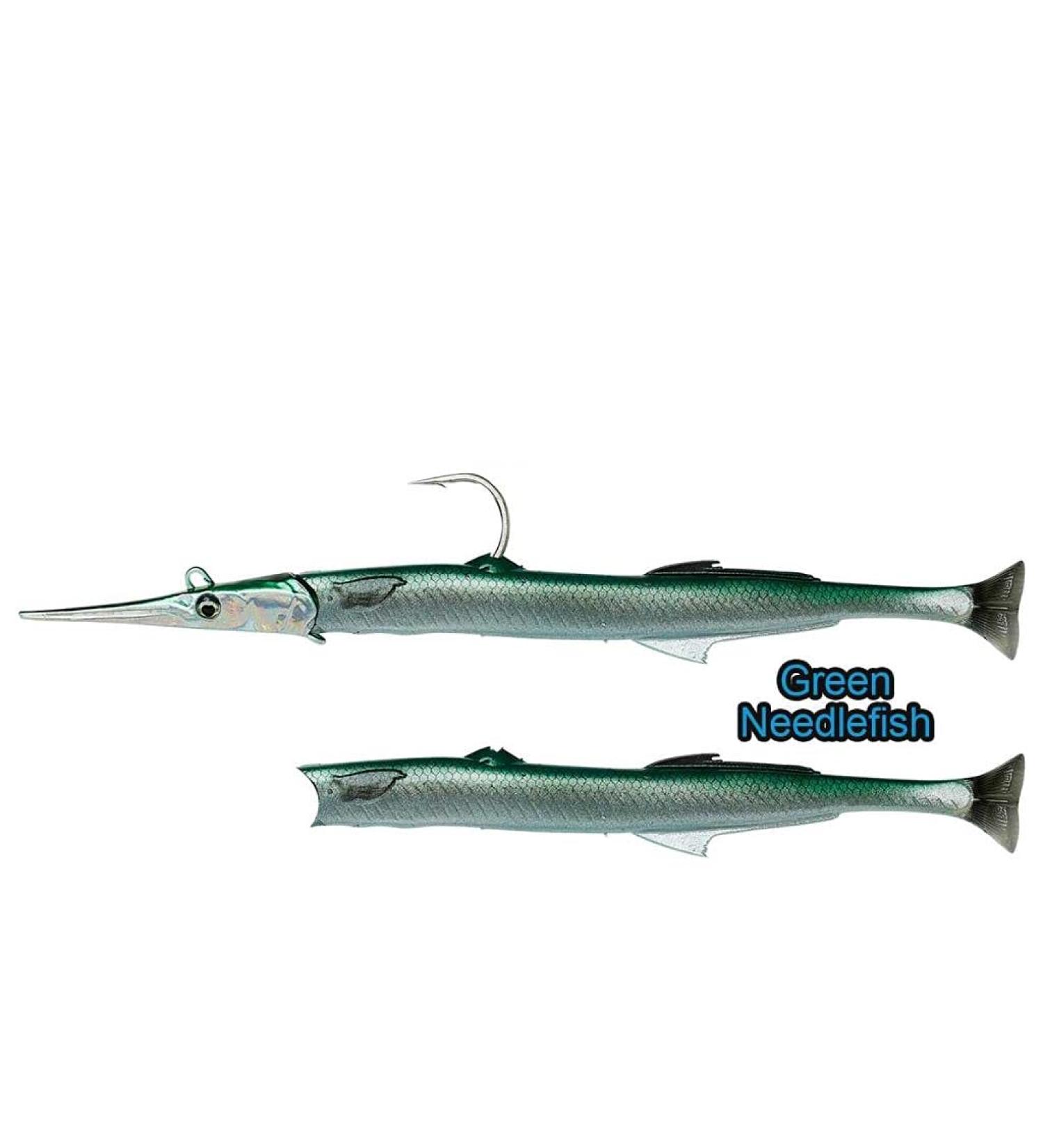 Savage Gear Needlefish Pulsetail 2+1 14cm 12g Green Needlefish 69693