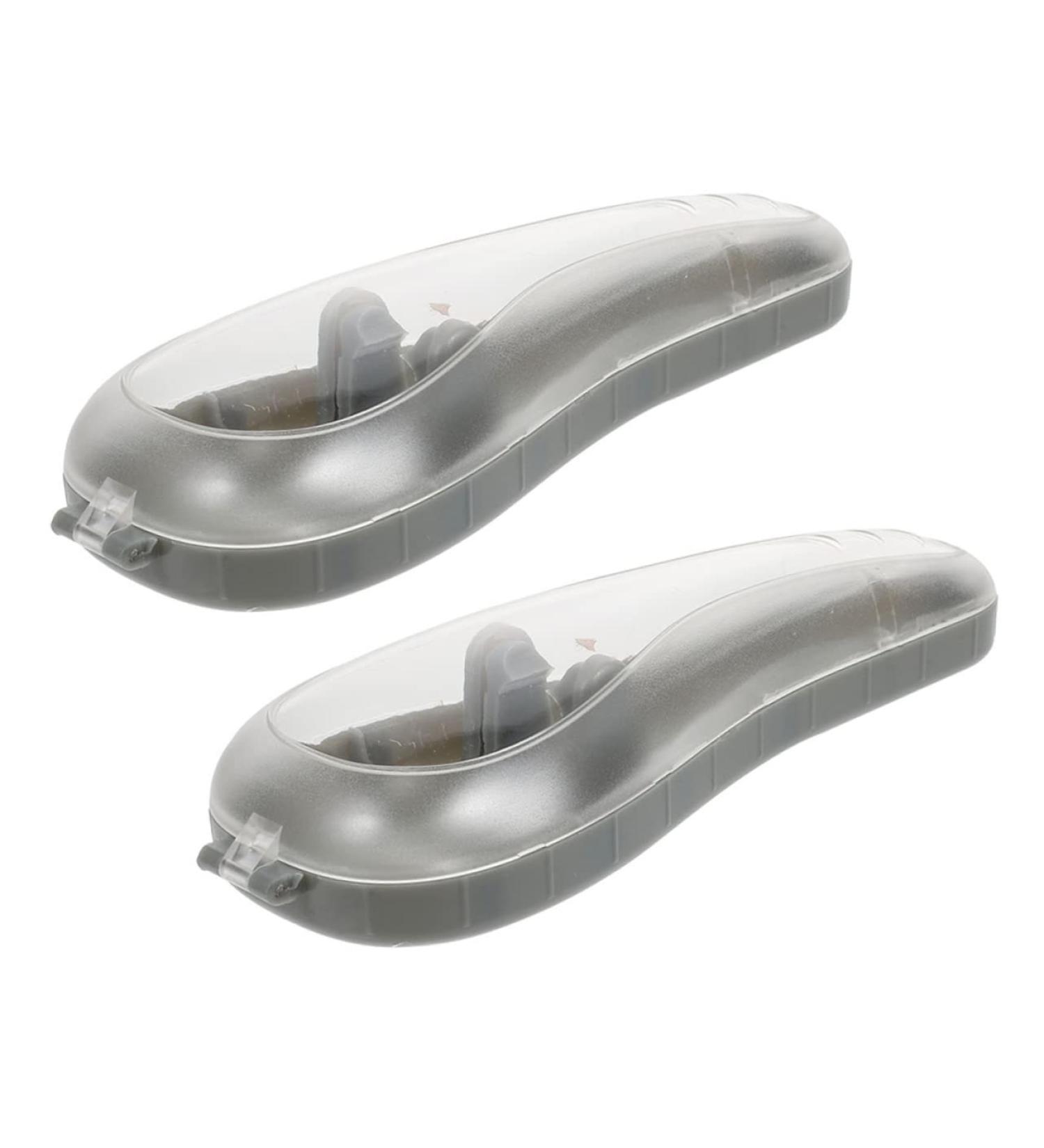 Beavorty 2 STK Razor Storage Box | Travel Razor Container & Sortable Bag | Universal Blade & Nail Clipper Organizer for Suitcase - Buy Online on SooperMarket.com