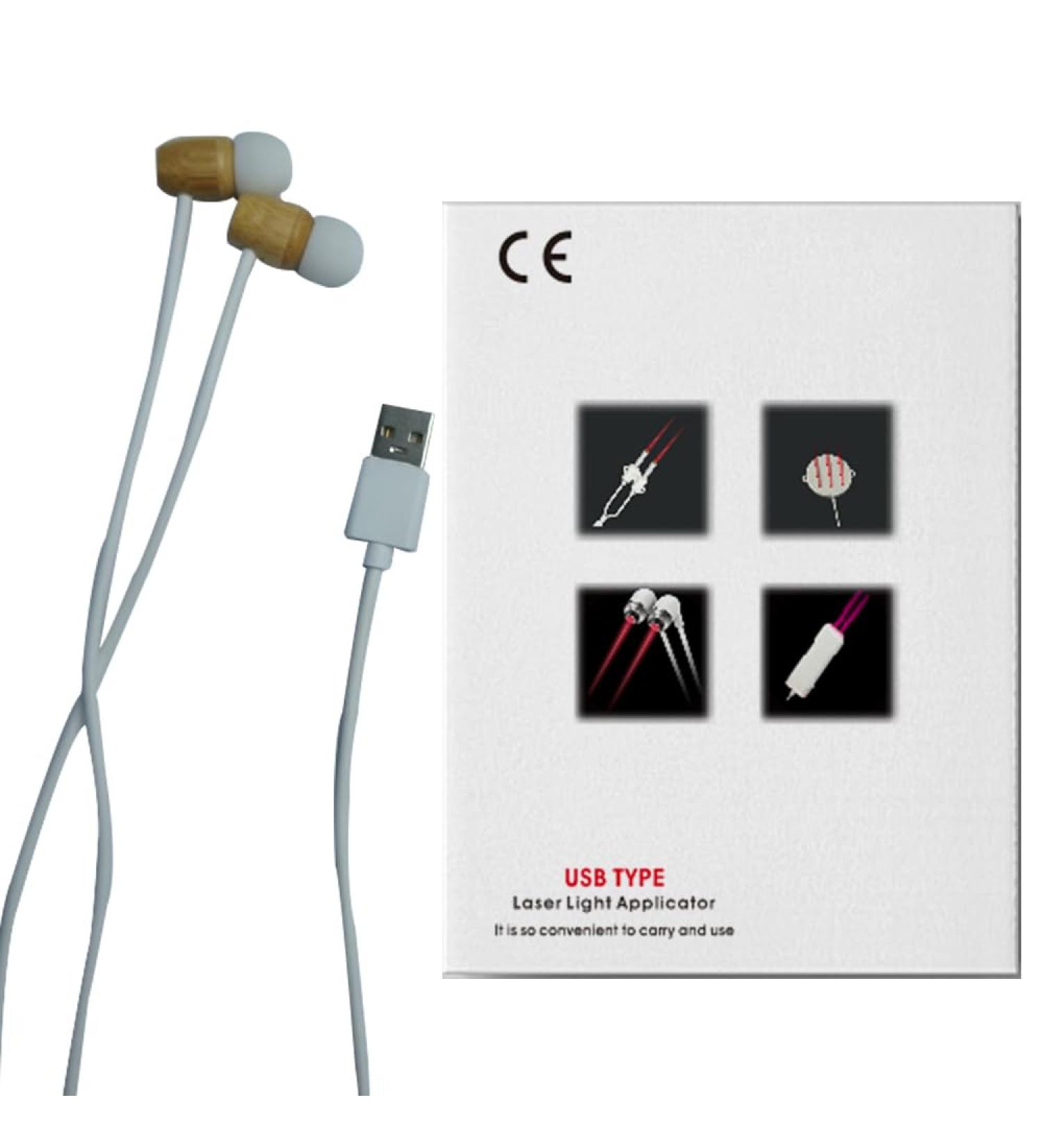 Red Light Therapy Device for EAR Lightweight 650nmTreatment Device with earphone Low Level Therapeutic Apparatus - Buy Online on SooperMarket.com
