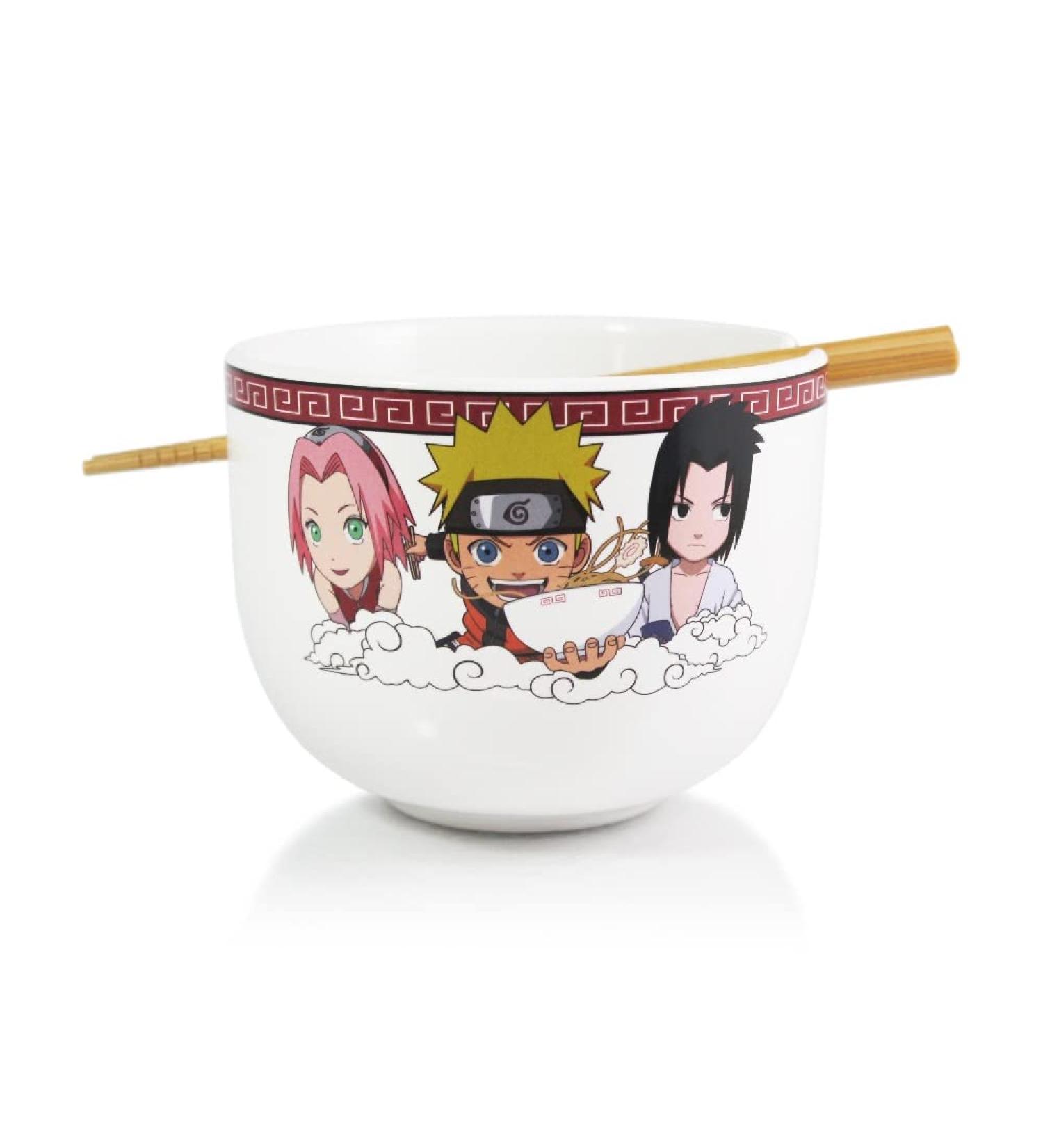 JUST FUNKY NARUTO - Bol Ramen avec Baguette 470ml - Team Seven - Buy Online on SooperMarket.com