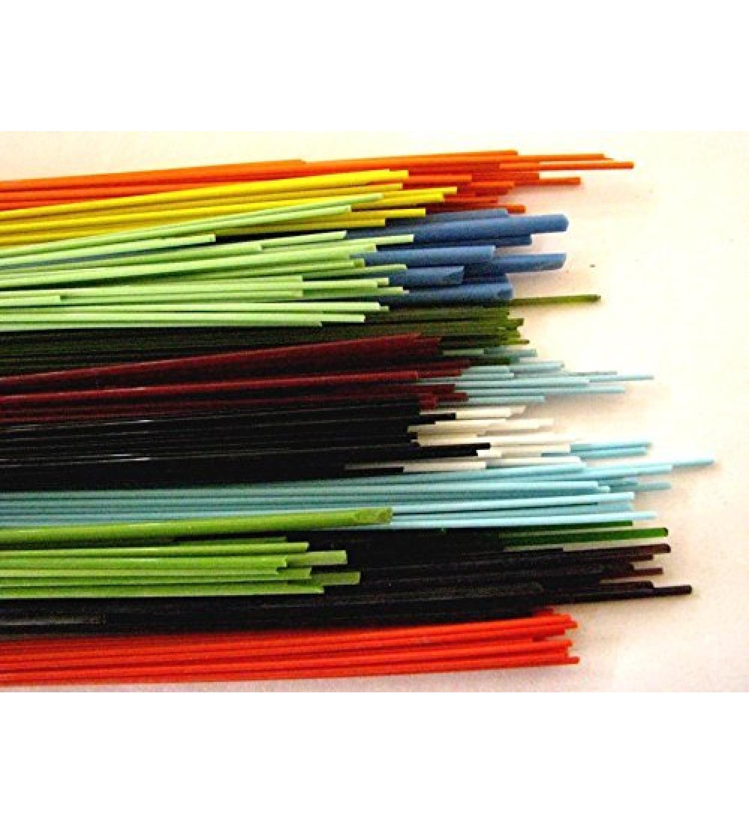 Devardi Glass Handmade COE 90 1/4 lb Spaghetti Stringers  2mm  4 ounce Fusing  Beadmaking Rods