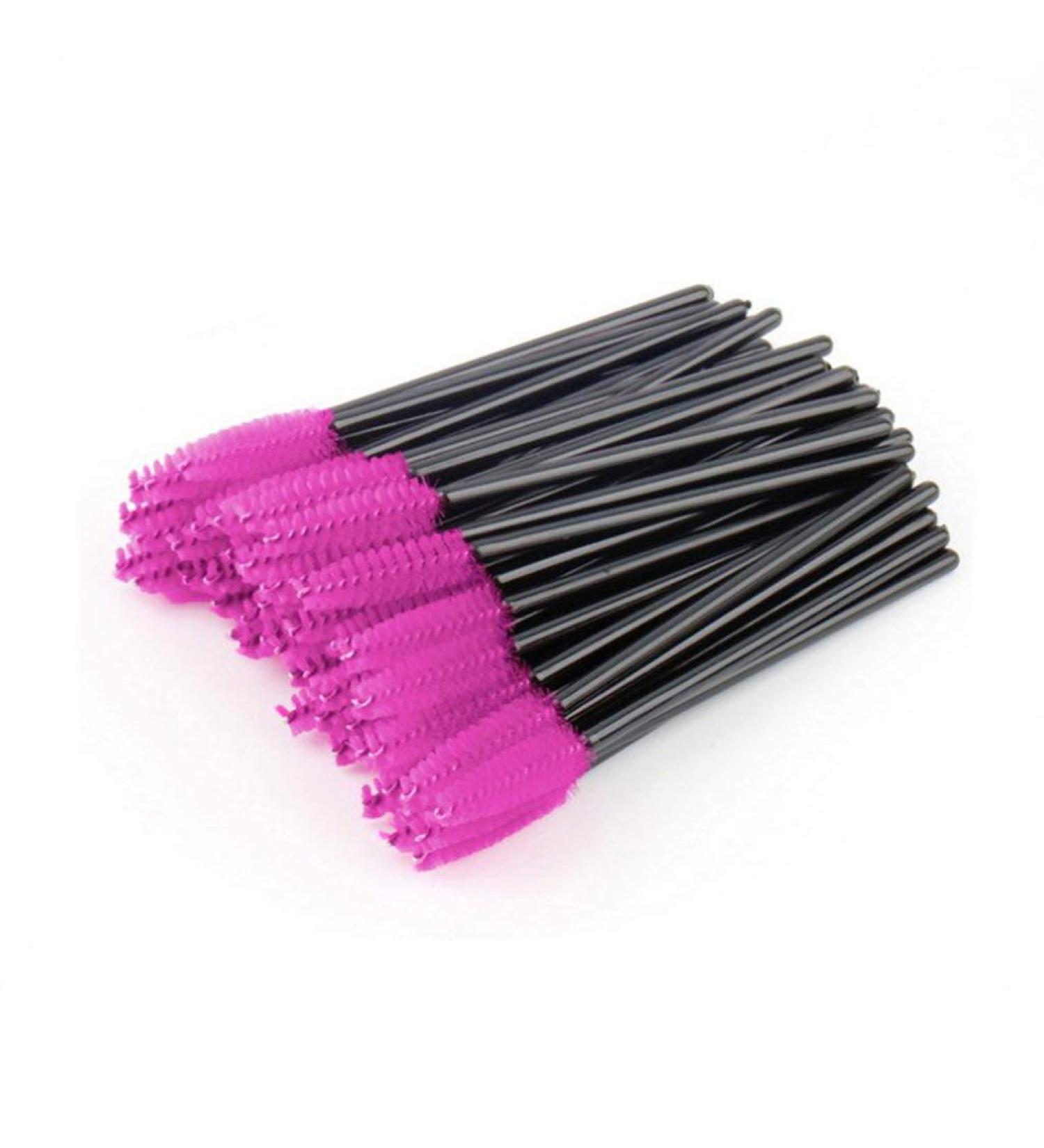 50 Pcs Disposable Eyelash Brushes Mascara Wand Applicator Brush Makeup Tools - Buy Online on SooperMarket.com