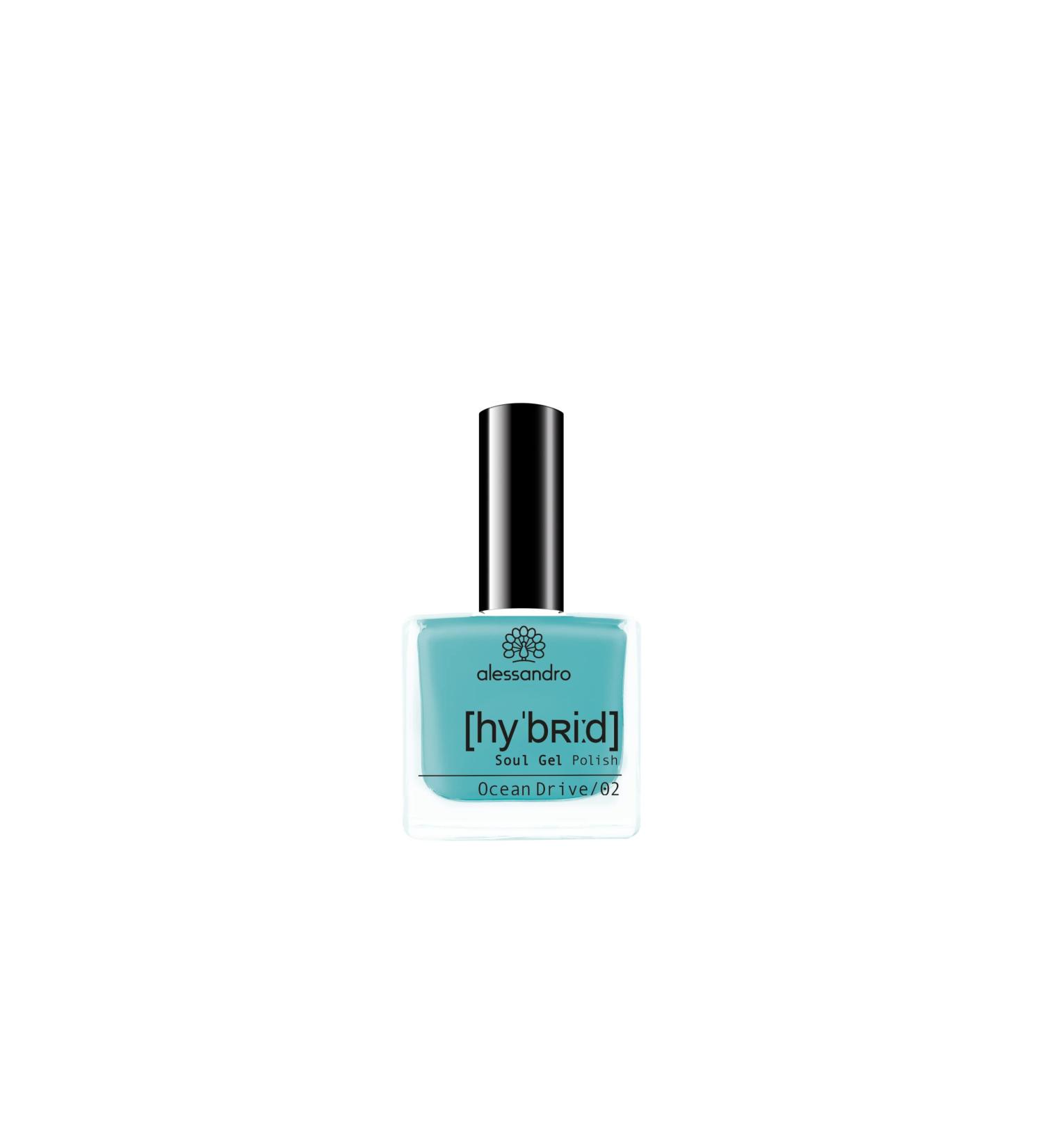 alessandro Hybrid Varnish California Dreams - OCEAN DRIVE - In just 3 steps - perfect nails without LED - lasts up to 10 days! 8 ml