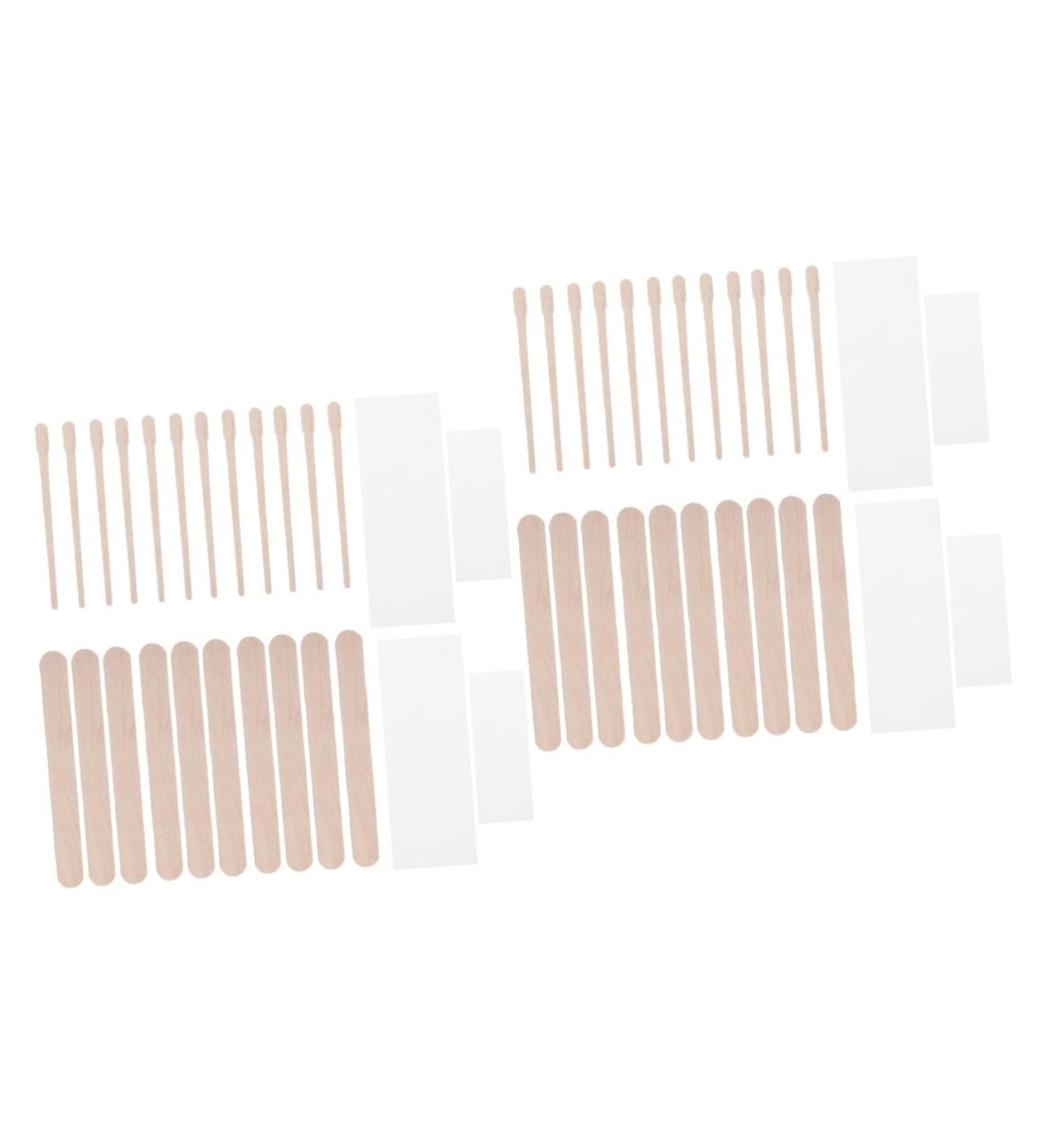 Angoily 800 Pcs Disposable Beauty Bar Spatula Scraper - Eco-Friendly Natural Birch for Face Care | International Shipping Available - Buy Online on SooperMarket.com