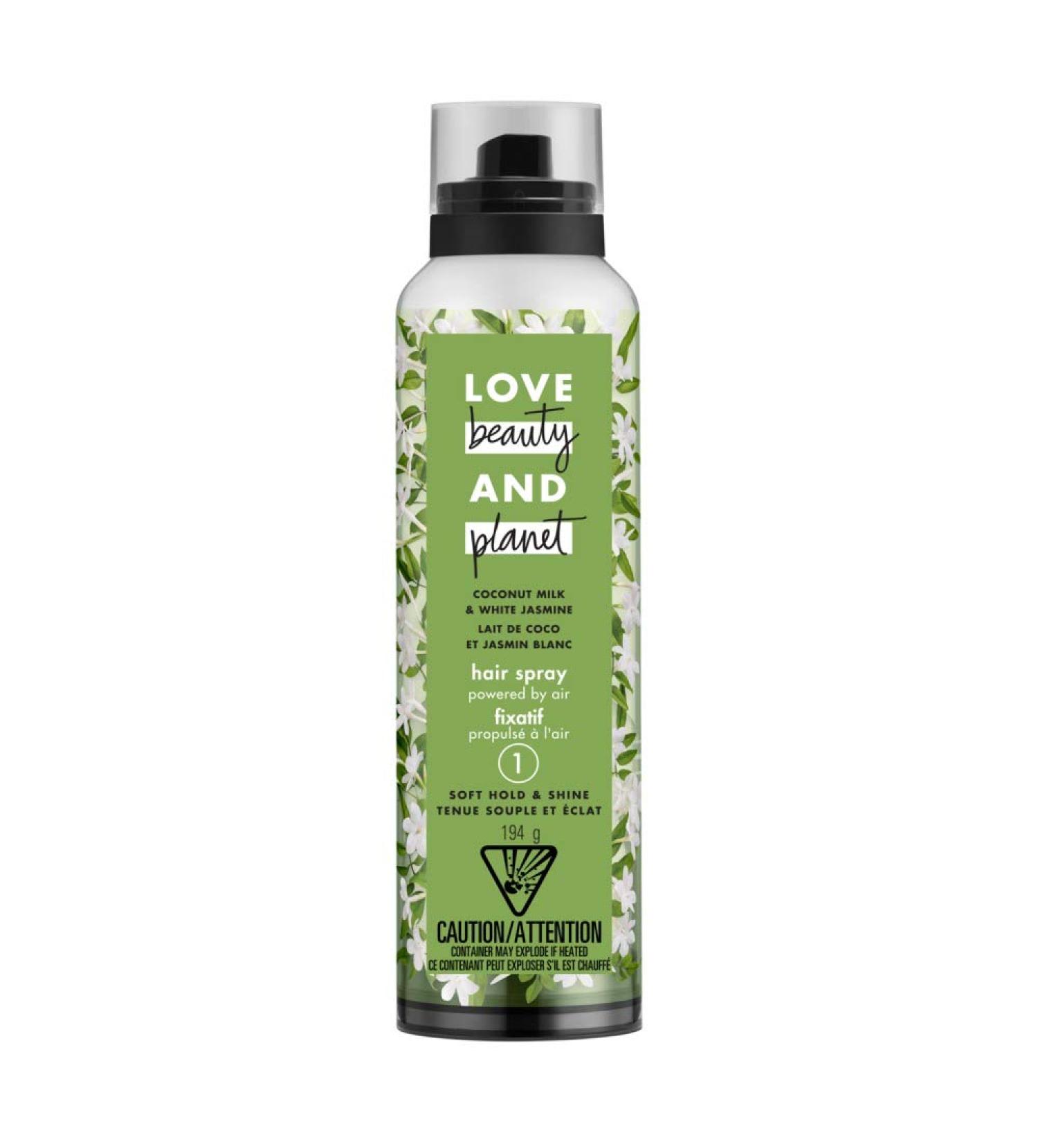 Love Beauty Planet Coconut Milk White Jasmine Hair Spray Soft Hold Shine 6.8 oz - Buy Online on SooperMarket.com