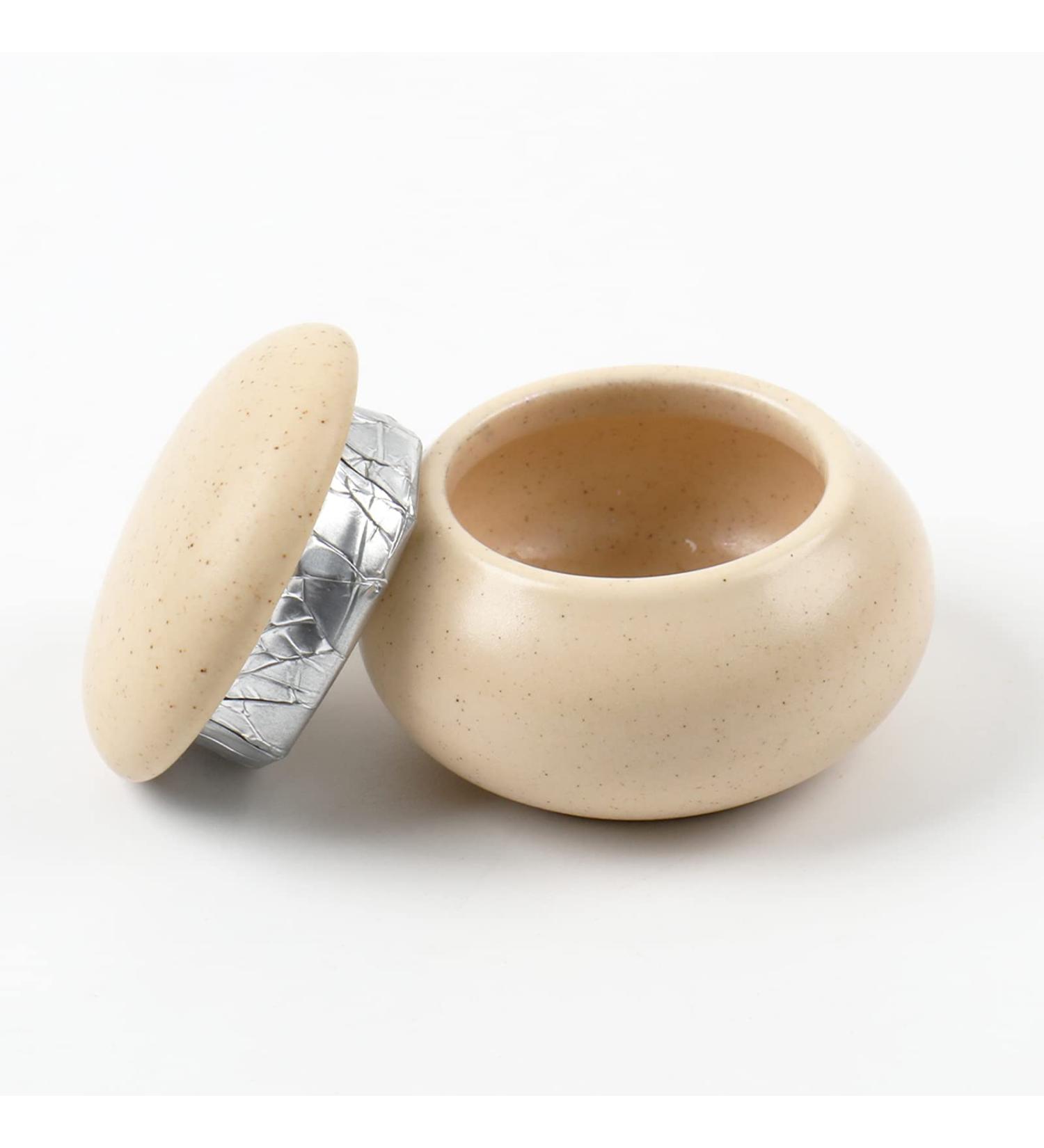 ANGNYA Ceramic Dappen Dish with Lid - 17ML Multifunctional Acrylic Liquid Powder Holder for Nail Techs and Beginners - Buy Online on SooperMarket.com