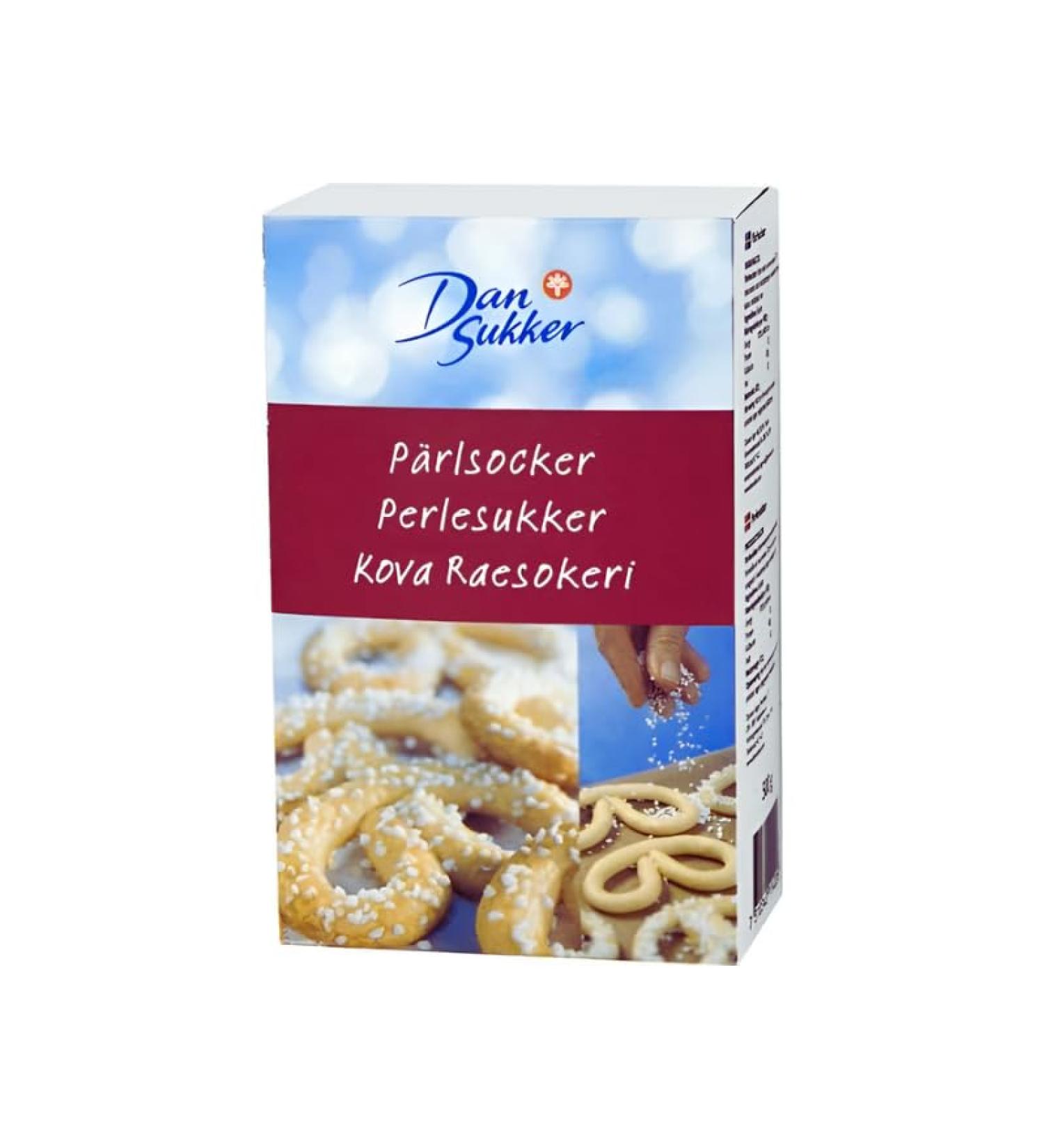 Dansukker Pearl Sugar 500g - Premium Quality Nib Sugar for Baking and Desserts - Buy Online on SooperMarket.com